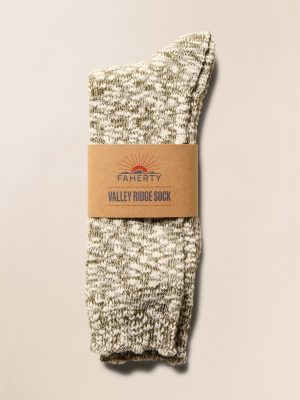 Valley Ridge Slub Sock - Green
