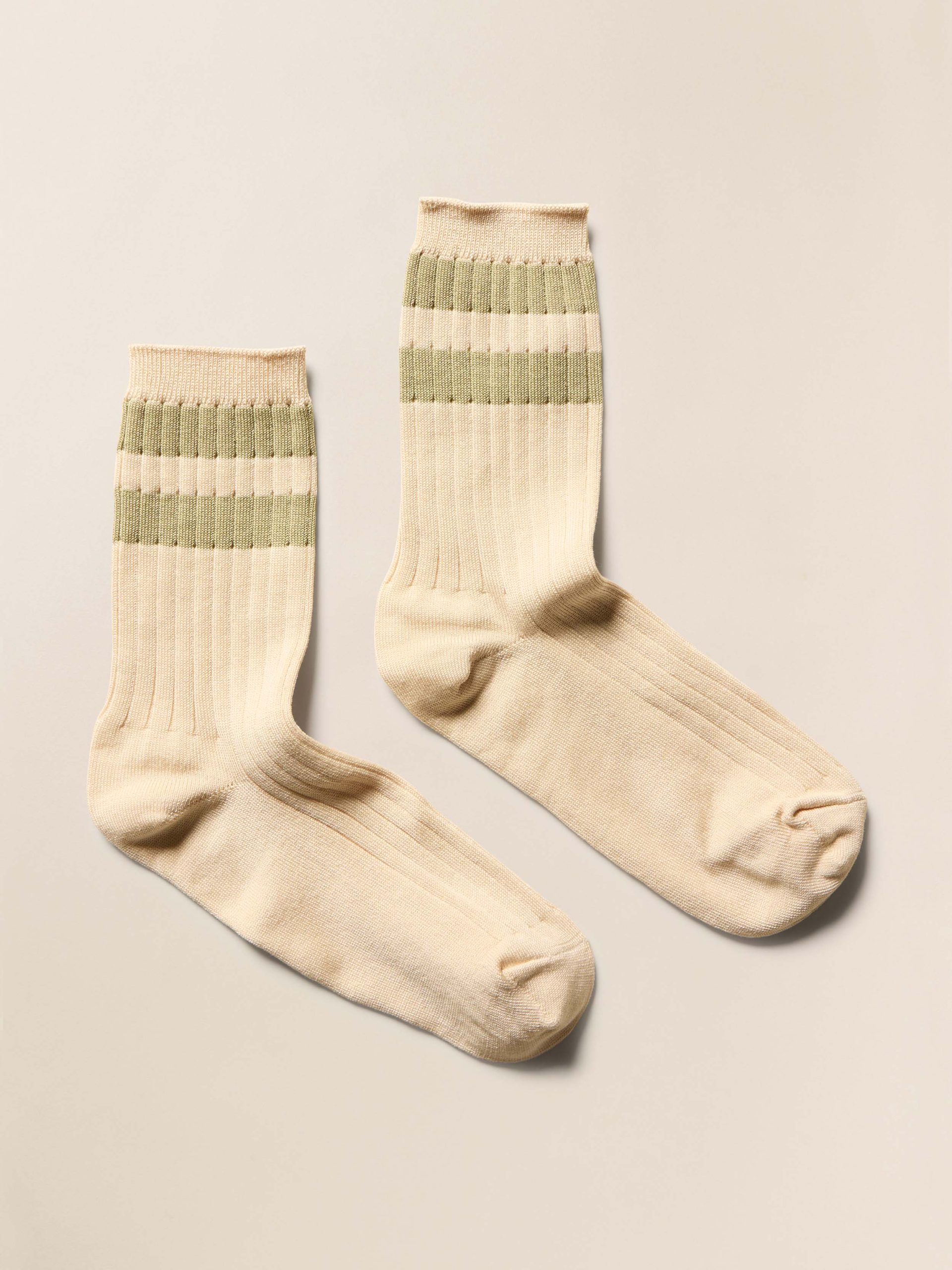 Le Bon Shoppe Her Varsity Sock - Guacamole - Image 2