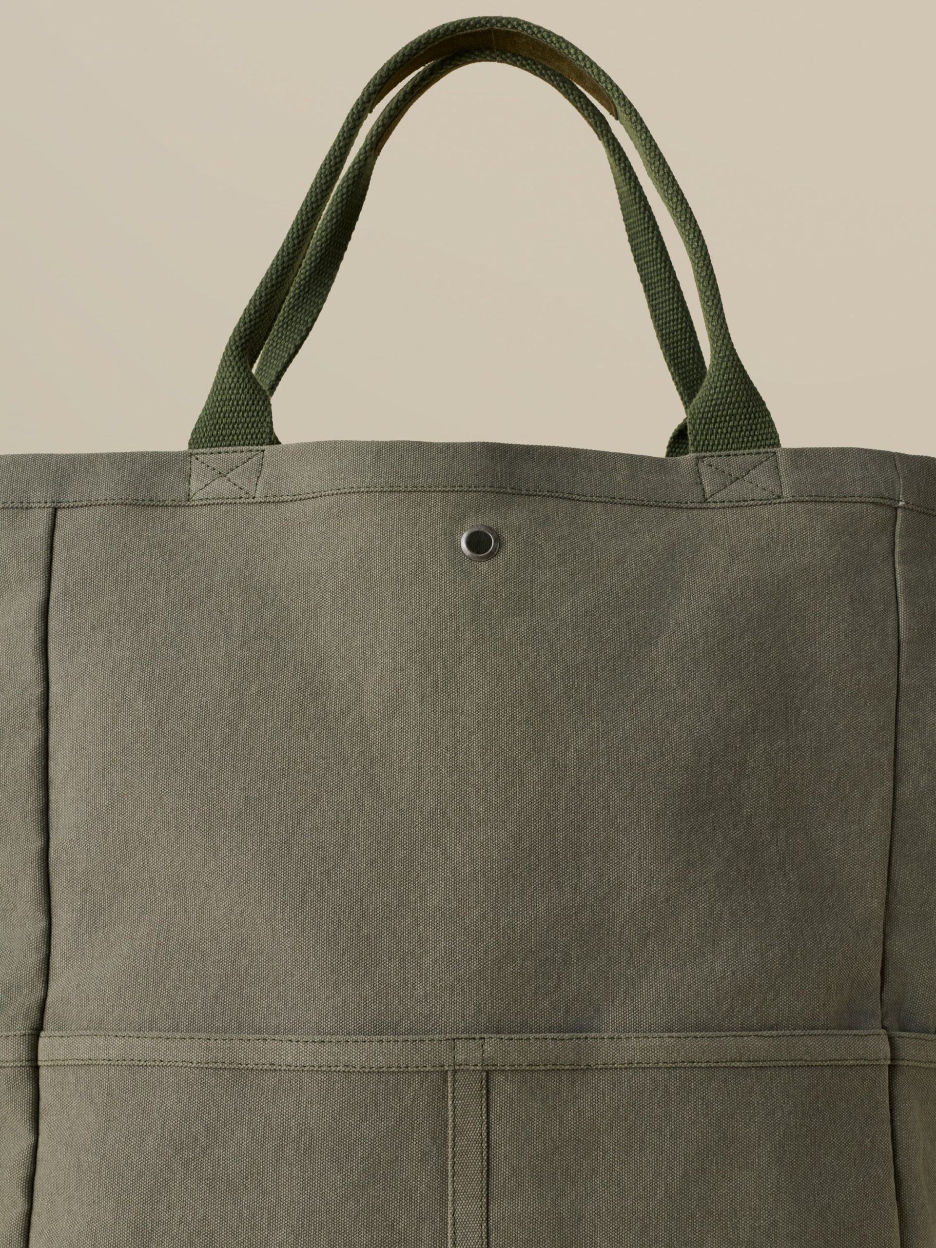 Sunwashed Canvas Utility Bag - Olive - Image 8