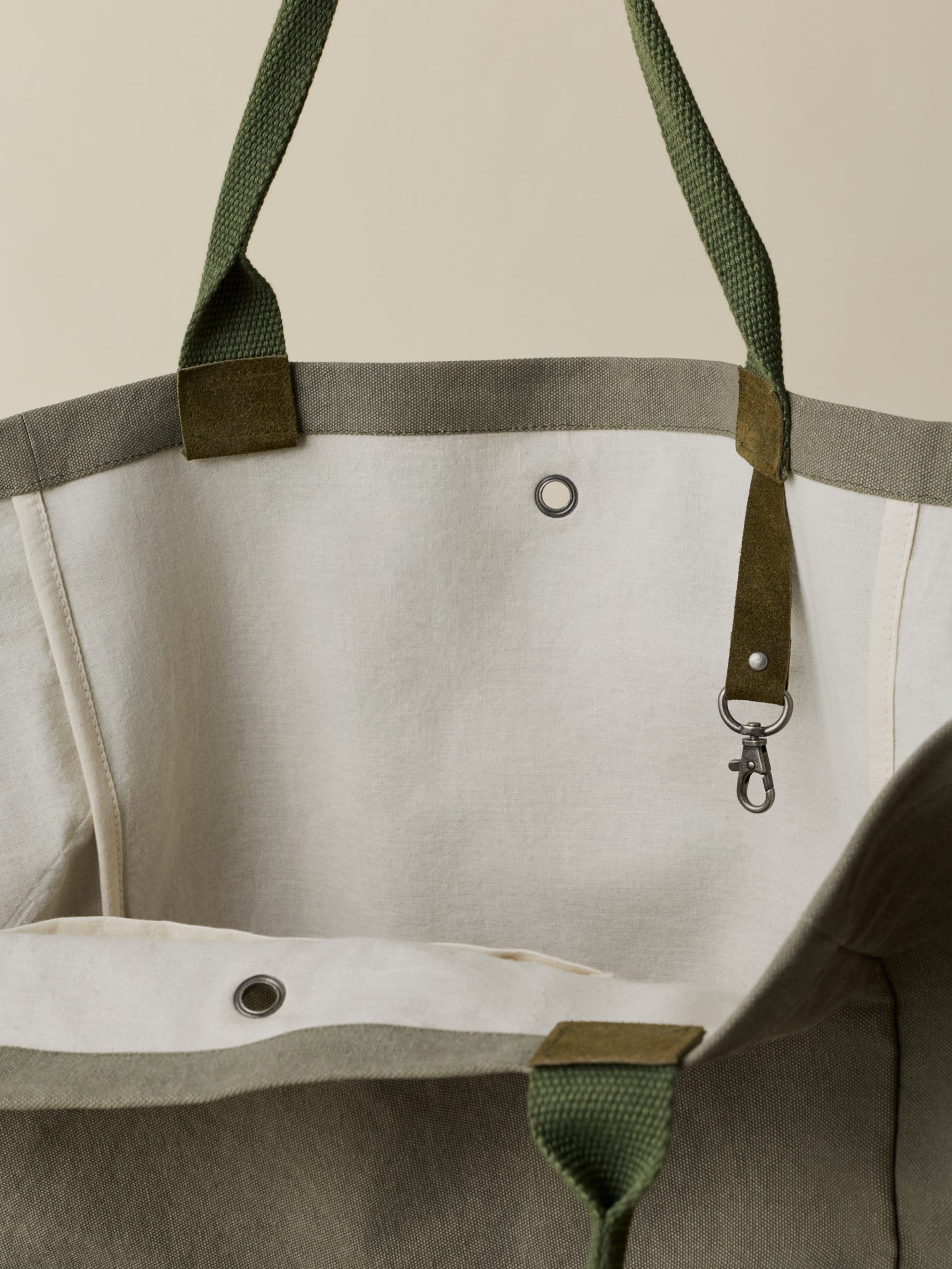Sunwashed Canvas Utility Bag - Olive - Image 5