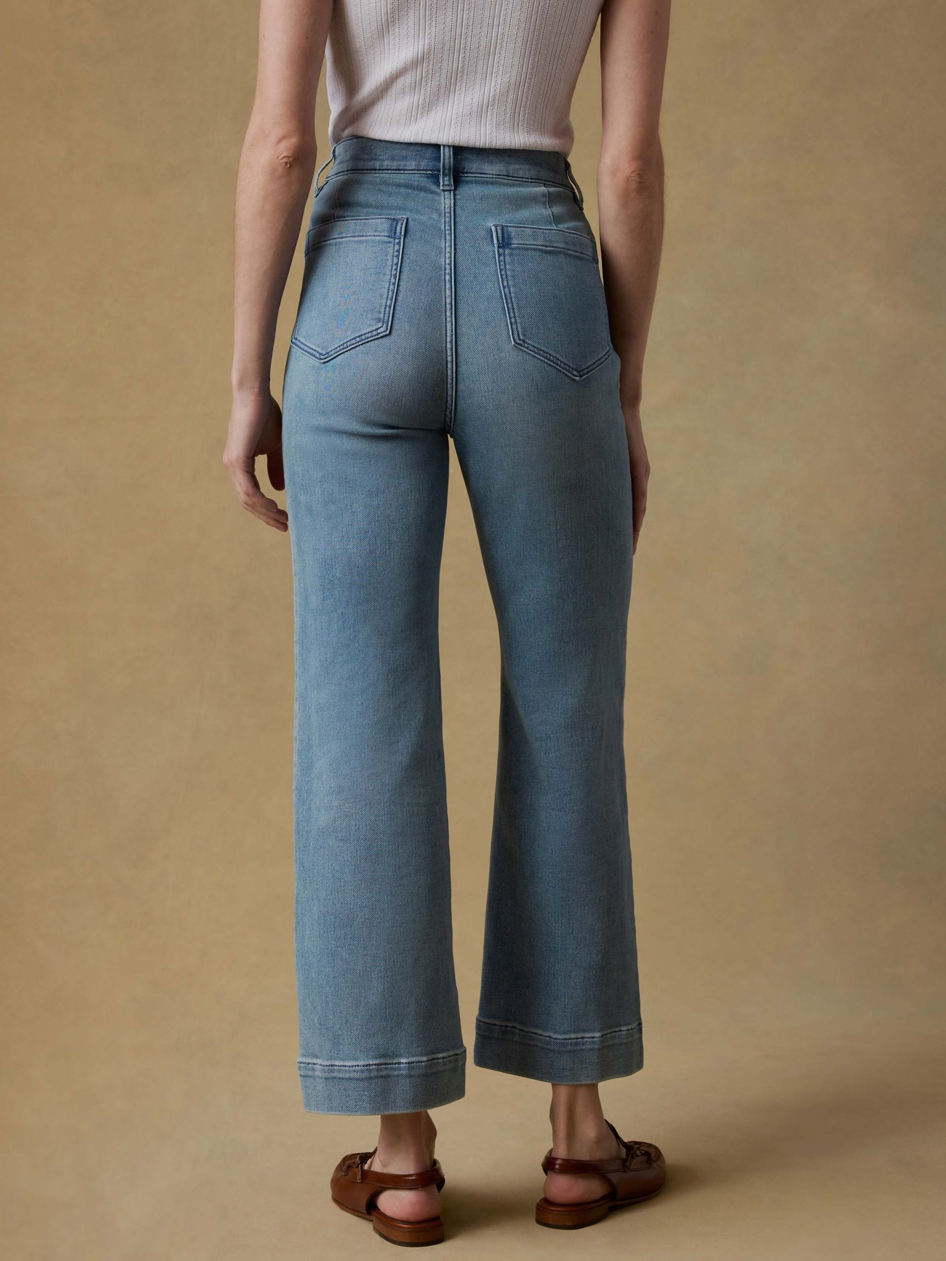 Stretch Terry Patch Pocket Ankle Pant - Eastern Shore Wash - Image 4