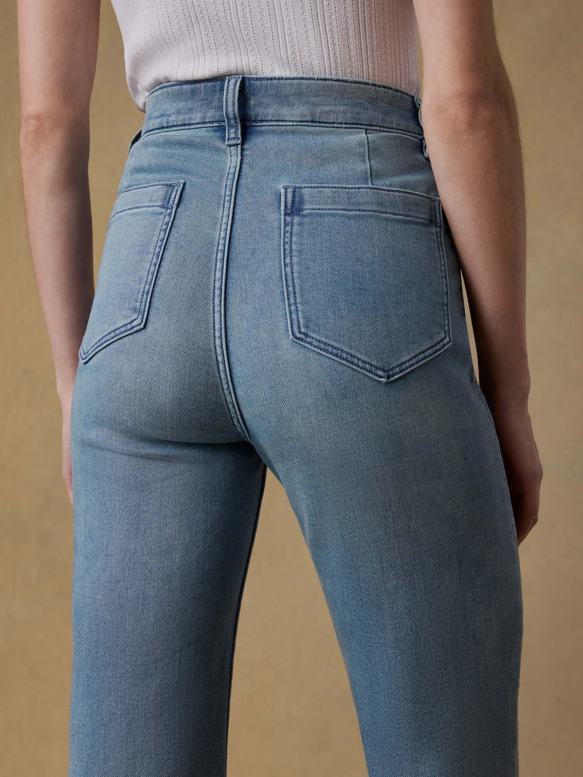 Stretch Terry Patch Pocket Ankle Pant - Eastern Shore Wash - Image 6