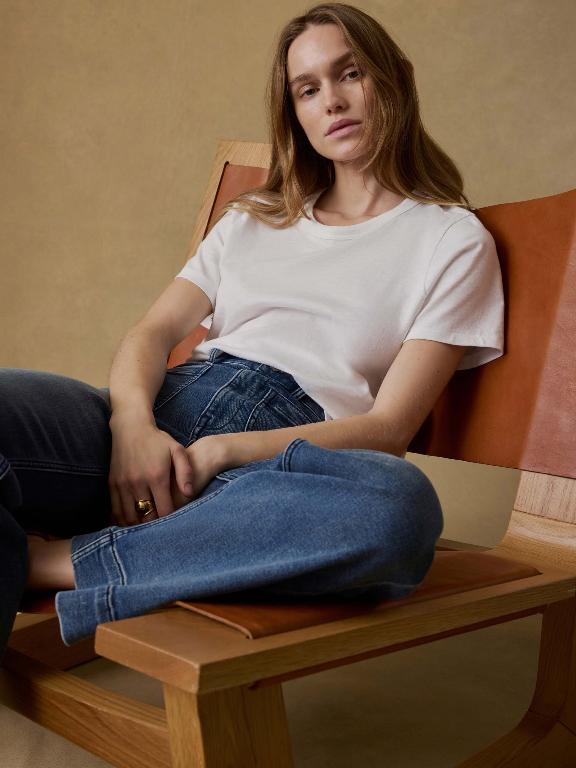 Stretch Terry Patch Pocket Ankle Pant - Riverton Wash - Image 2