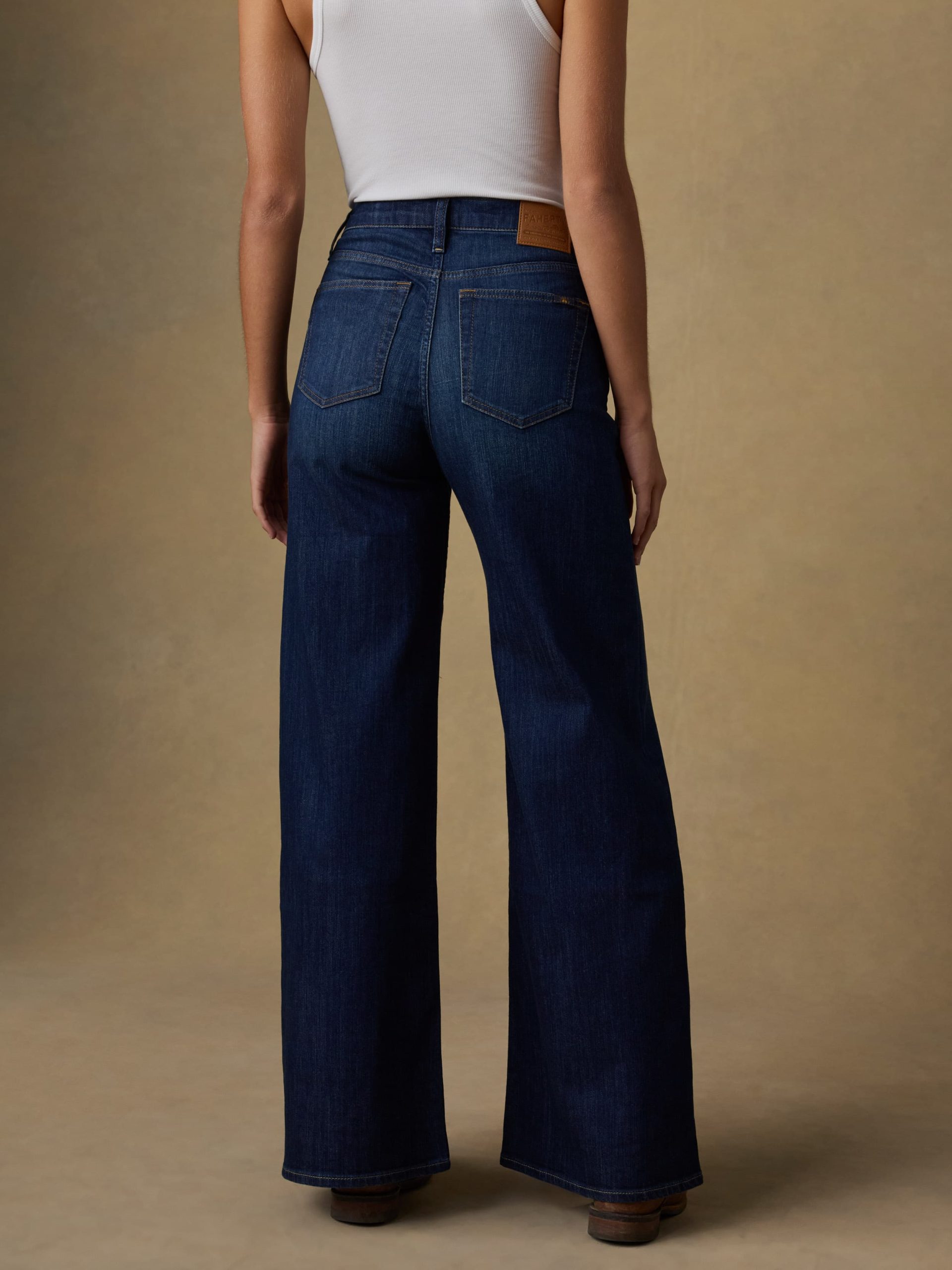 Saturday Denim Wide Leg - Dark Sea Wash - Image 5