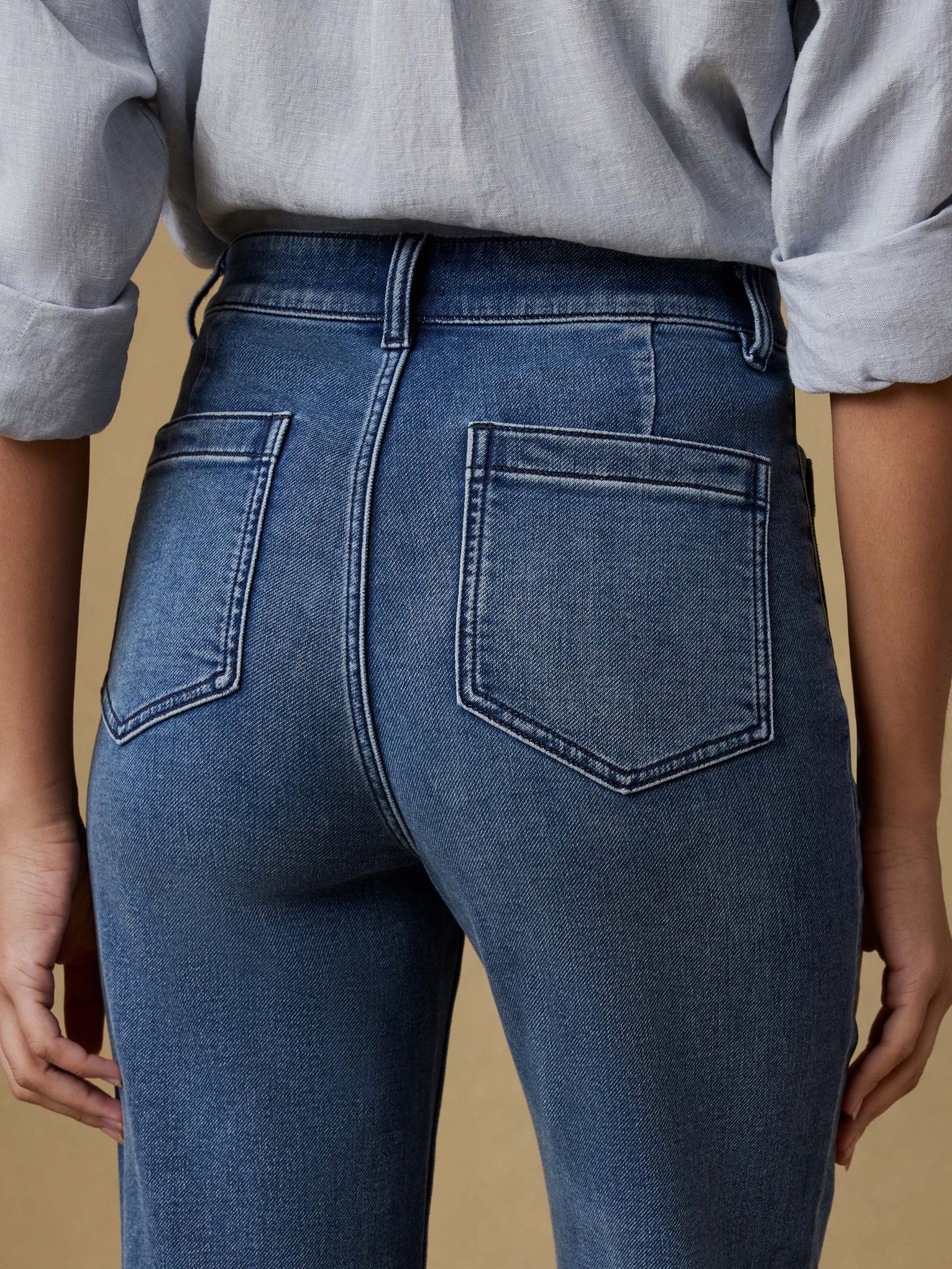 Stretch Terry Patch Pocket Pant - Riverton Wash - Image 5