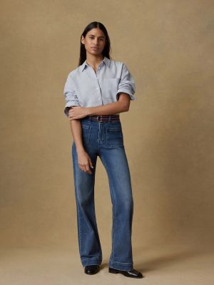 Stretch Terry Patch Pocket Pant - Riverton Wash