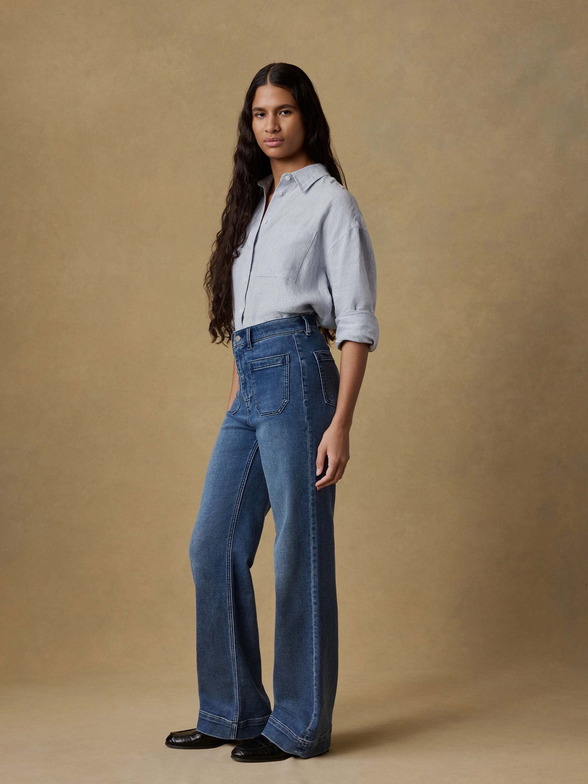 Stretch Terry Patch Pocket Pant - Riverton Wash - Image 2