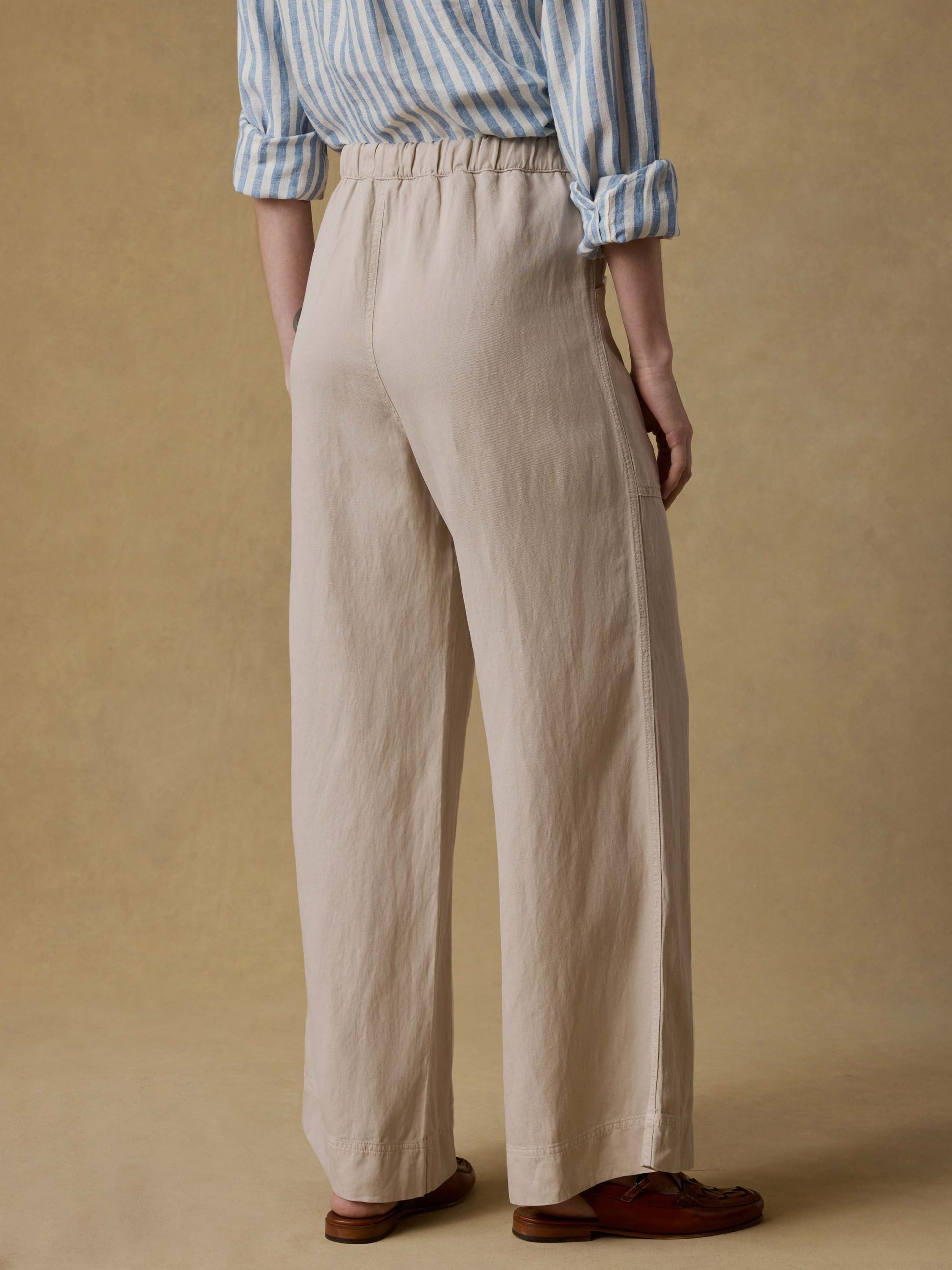 Topanga Drape Pant - Wheaten - Image 3