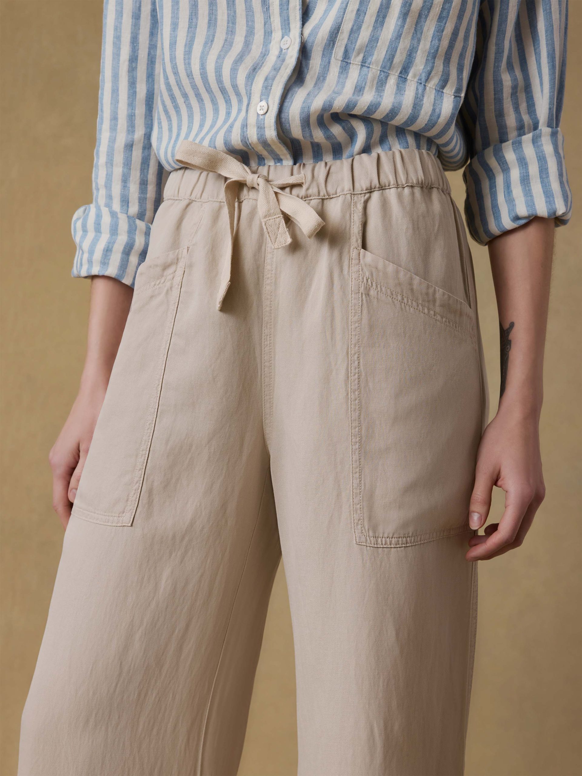 Topanga Drape Pant - Wheaten - Image 4