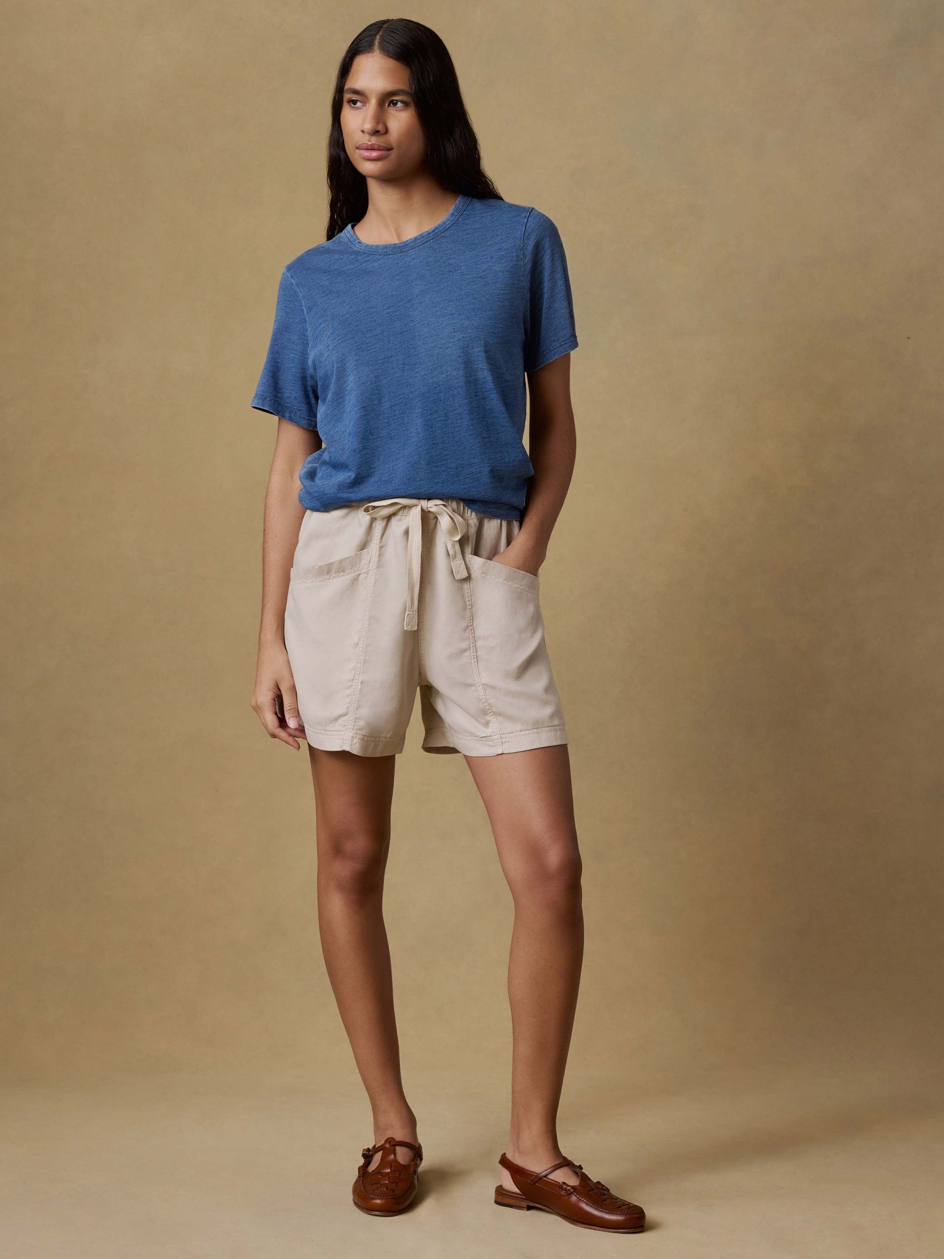 Topanga Drape Short - Wheaten - Image 3