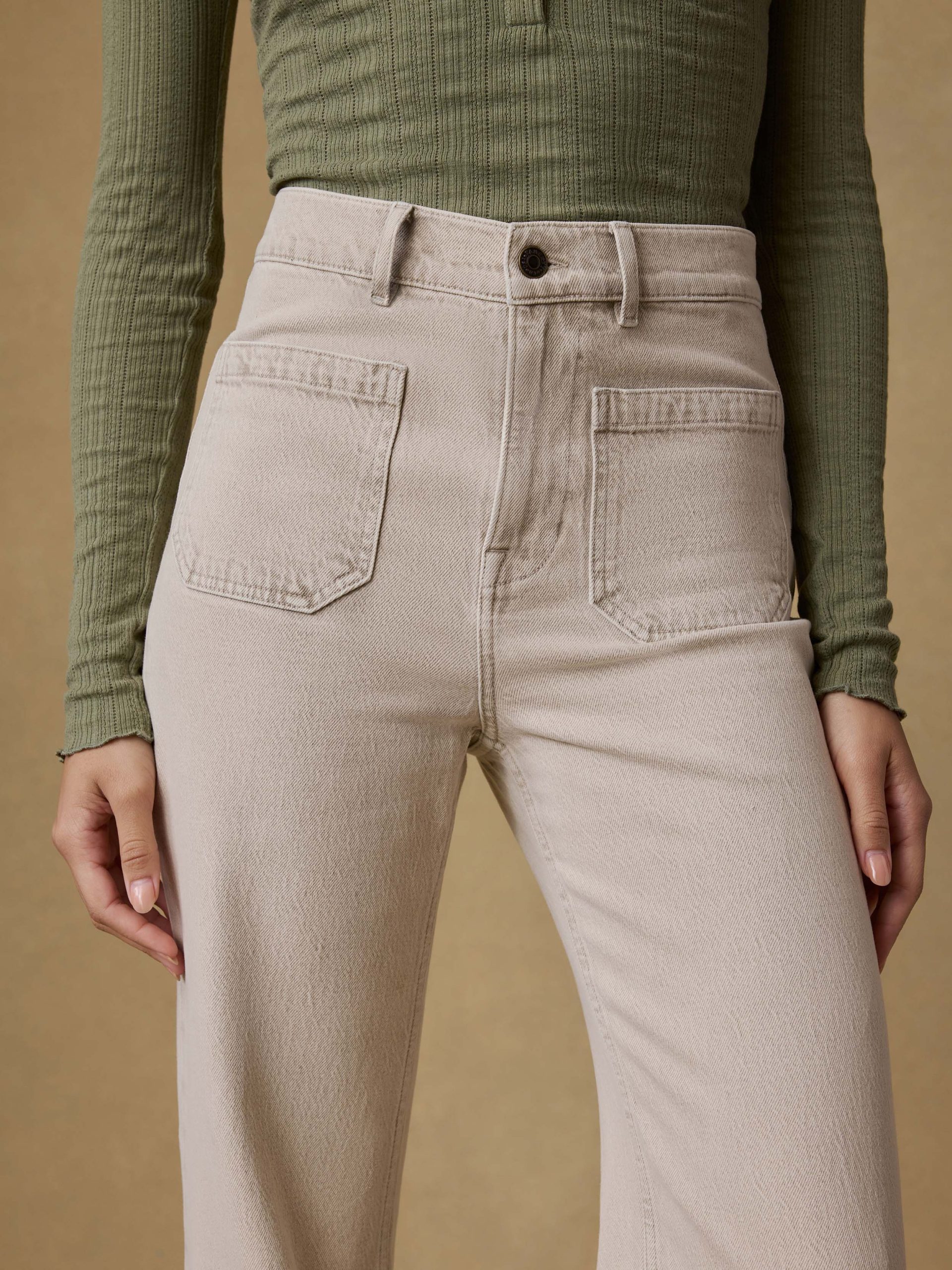 Sunfaded Denim Patch Pocket Pant - Sun Dune Wash - Image 6