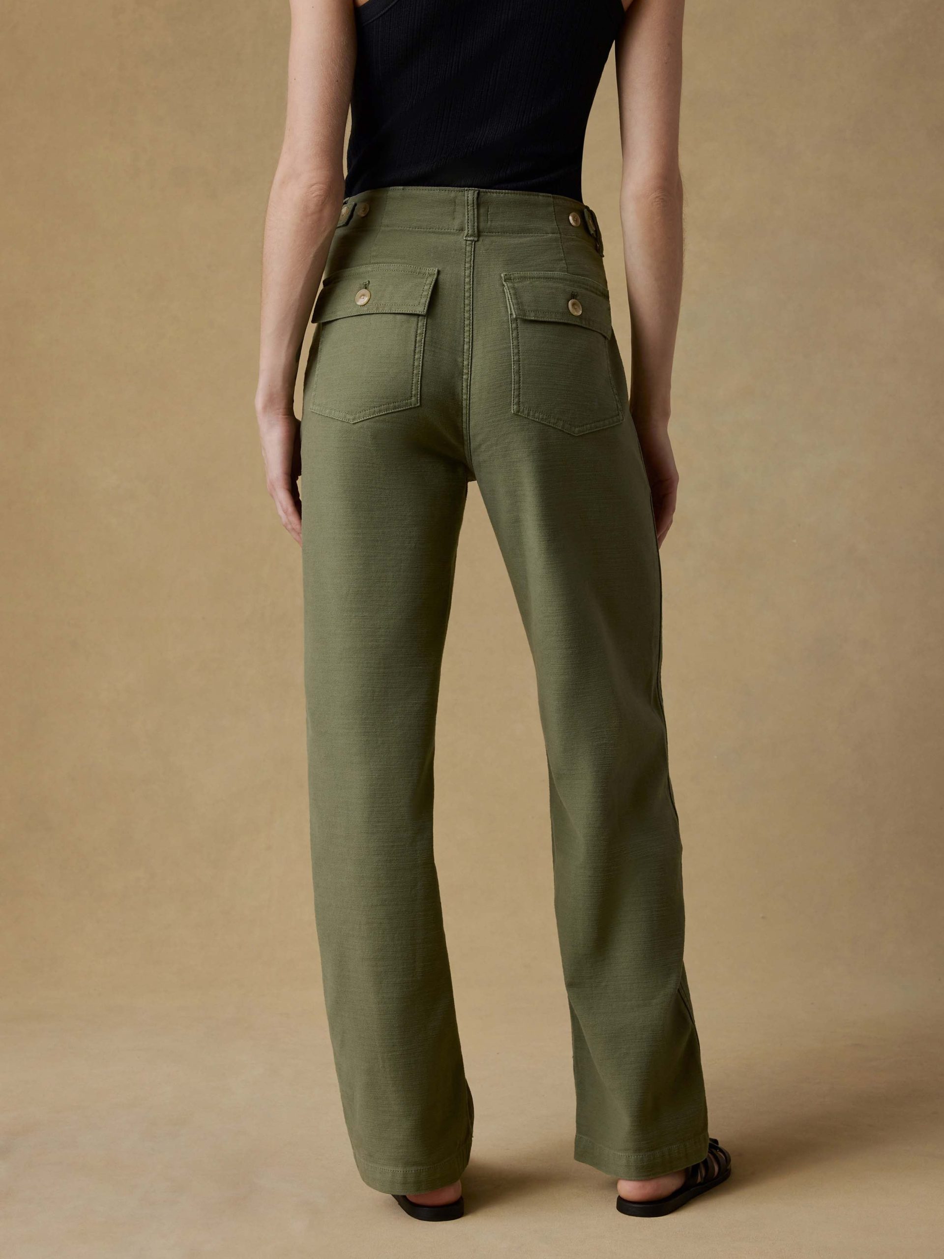 Soft Stretch Twill Utility Pant - Moss - Image 5