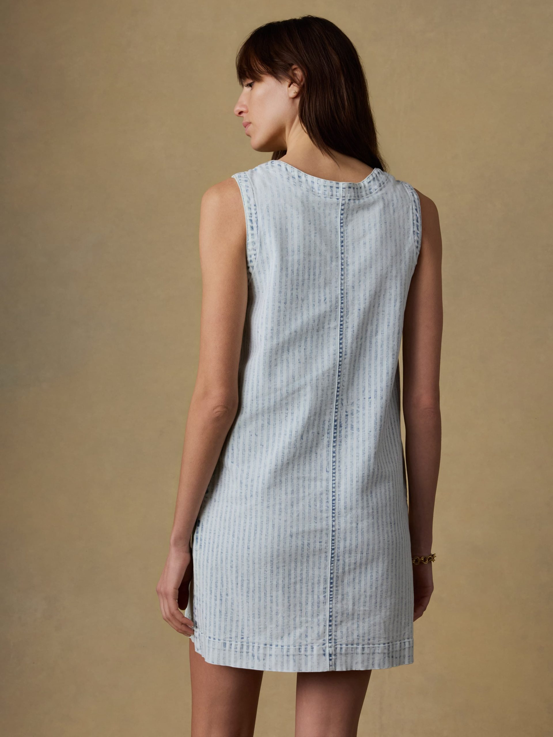 Topsail Denim Malibu Dress - Breakwater Stripe - Image 4