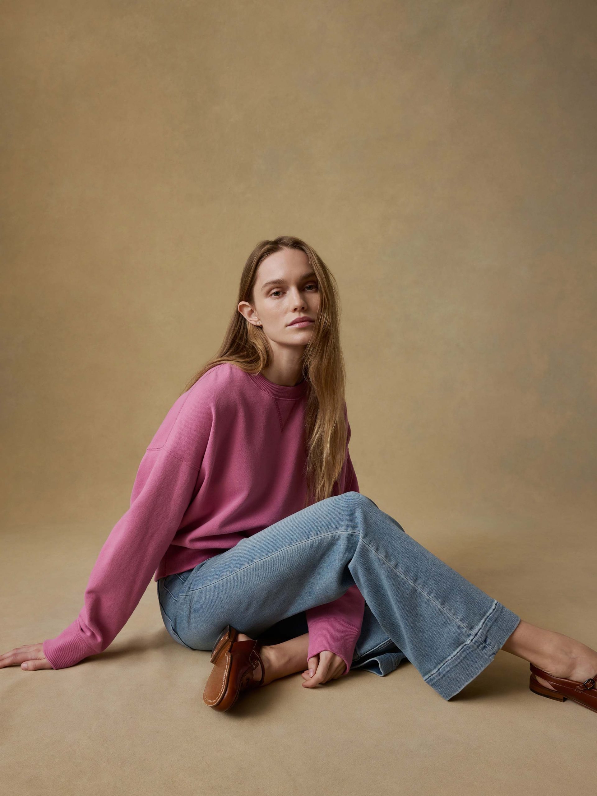 High Standard Fleece Vintage Crew - Ibis Rose