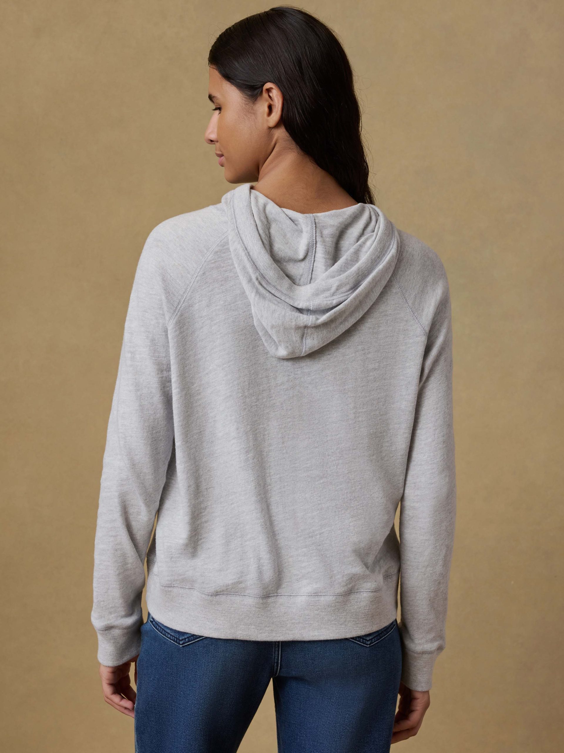 Sunwashed Organic Hoodie - Light Grey Heather - Image 4