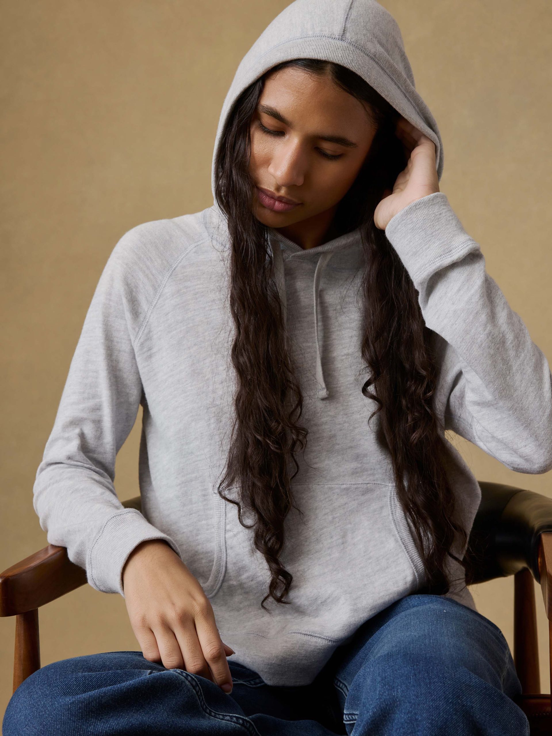 Sunwashed Organic Hoodie - Light Grey Heather - Image 3