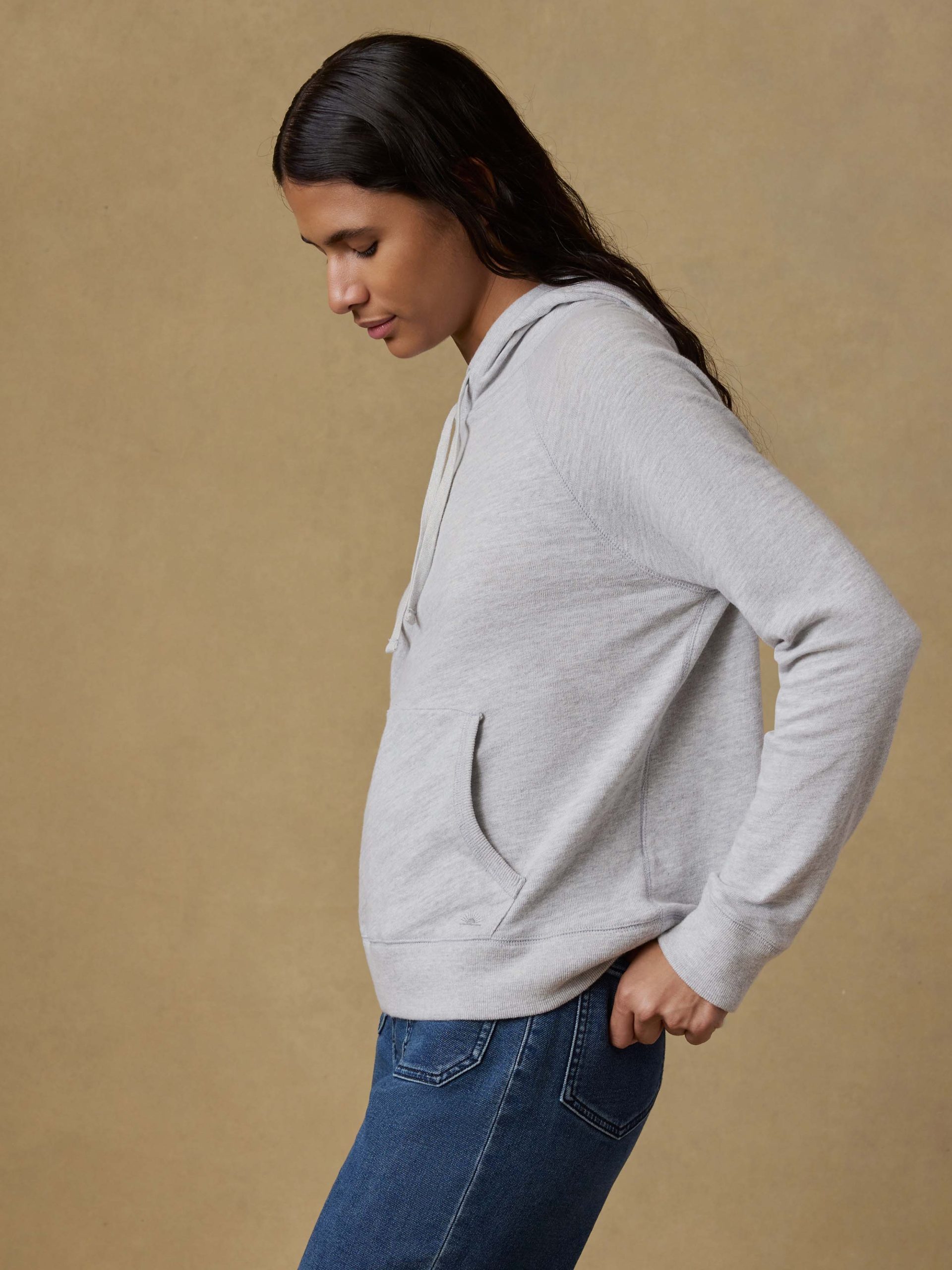 Sunwashed Organic Hoodie - Light Grey Heather - Image 2
