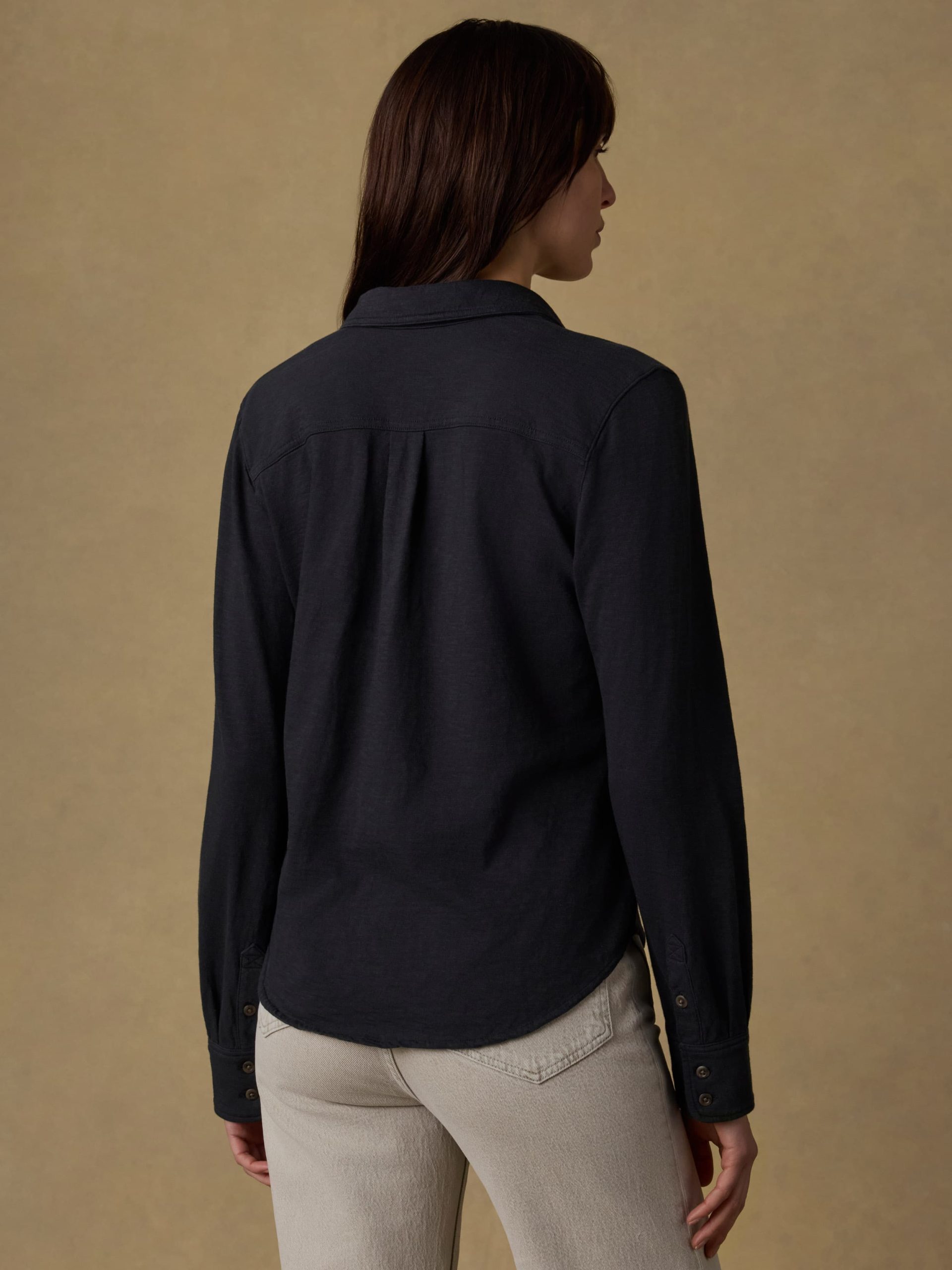 Sunwashed Knit Shirt - Washed Black - Image 3