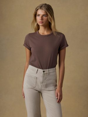Sunwashed Regenerative Tee - Alpine Brown
