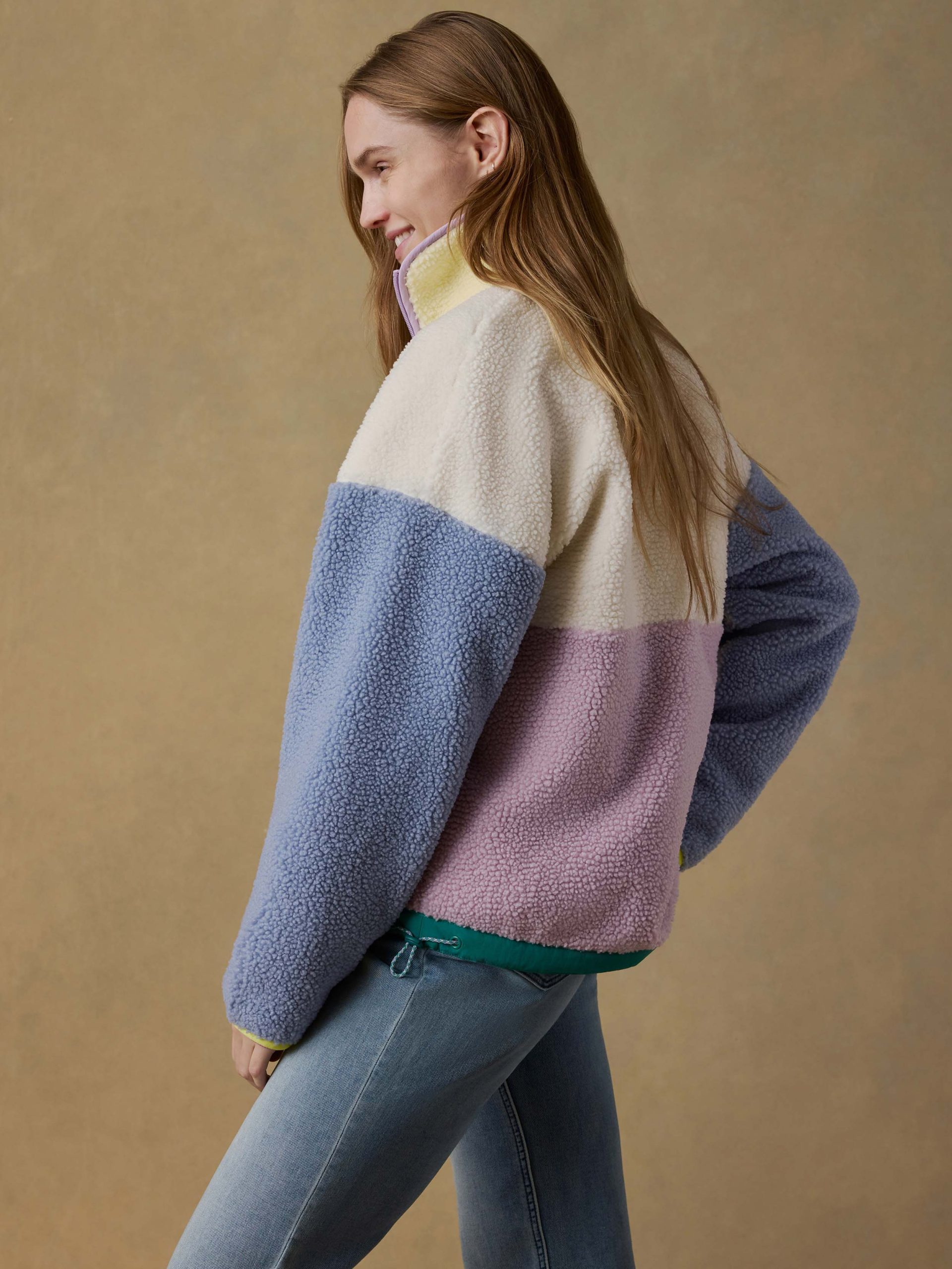 Fireside Fleece Pullover - Pastel Sunset - Image 3