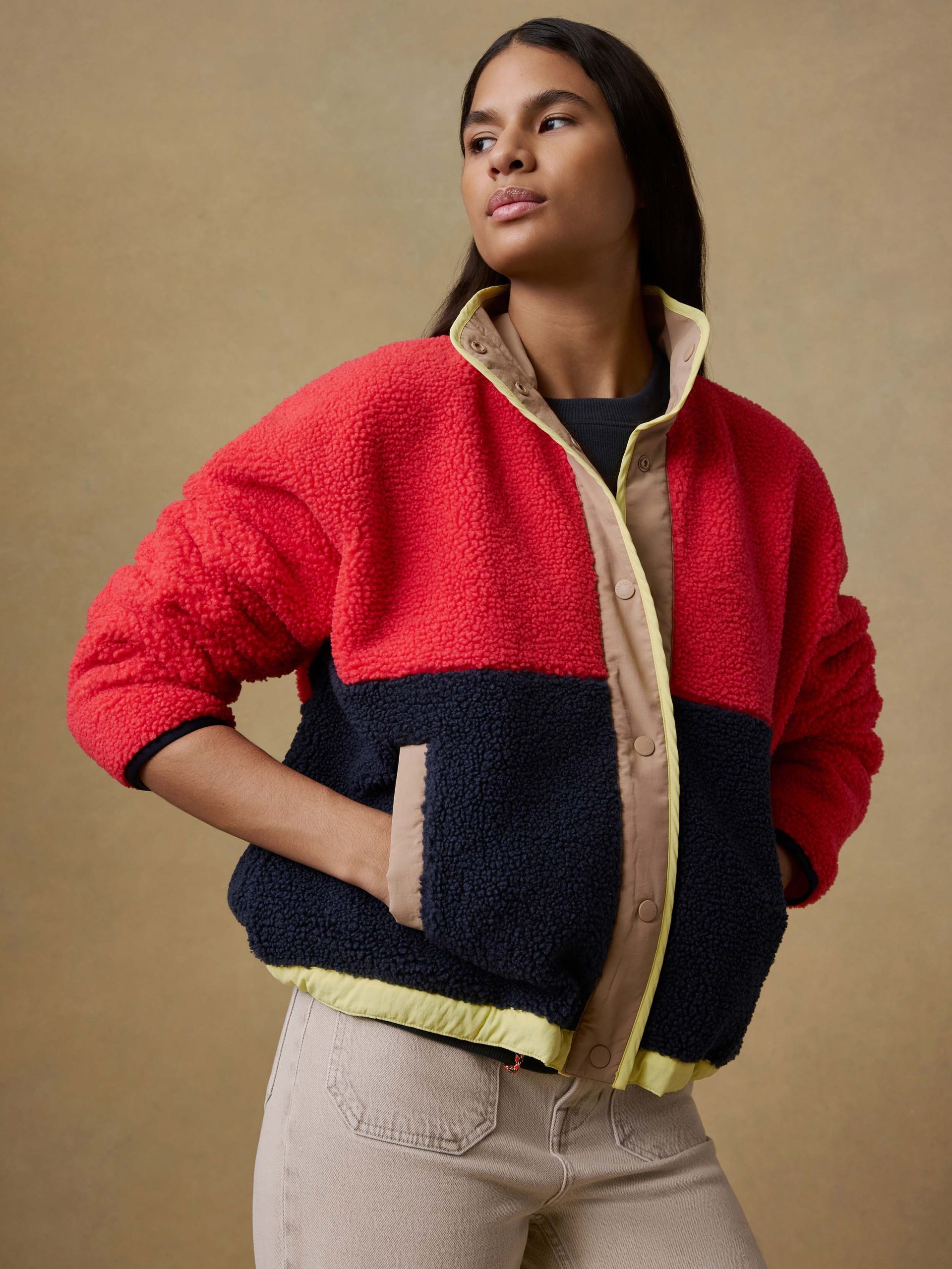 Fireside Fleece Jacket - Campfire Sunset - Image 4