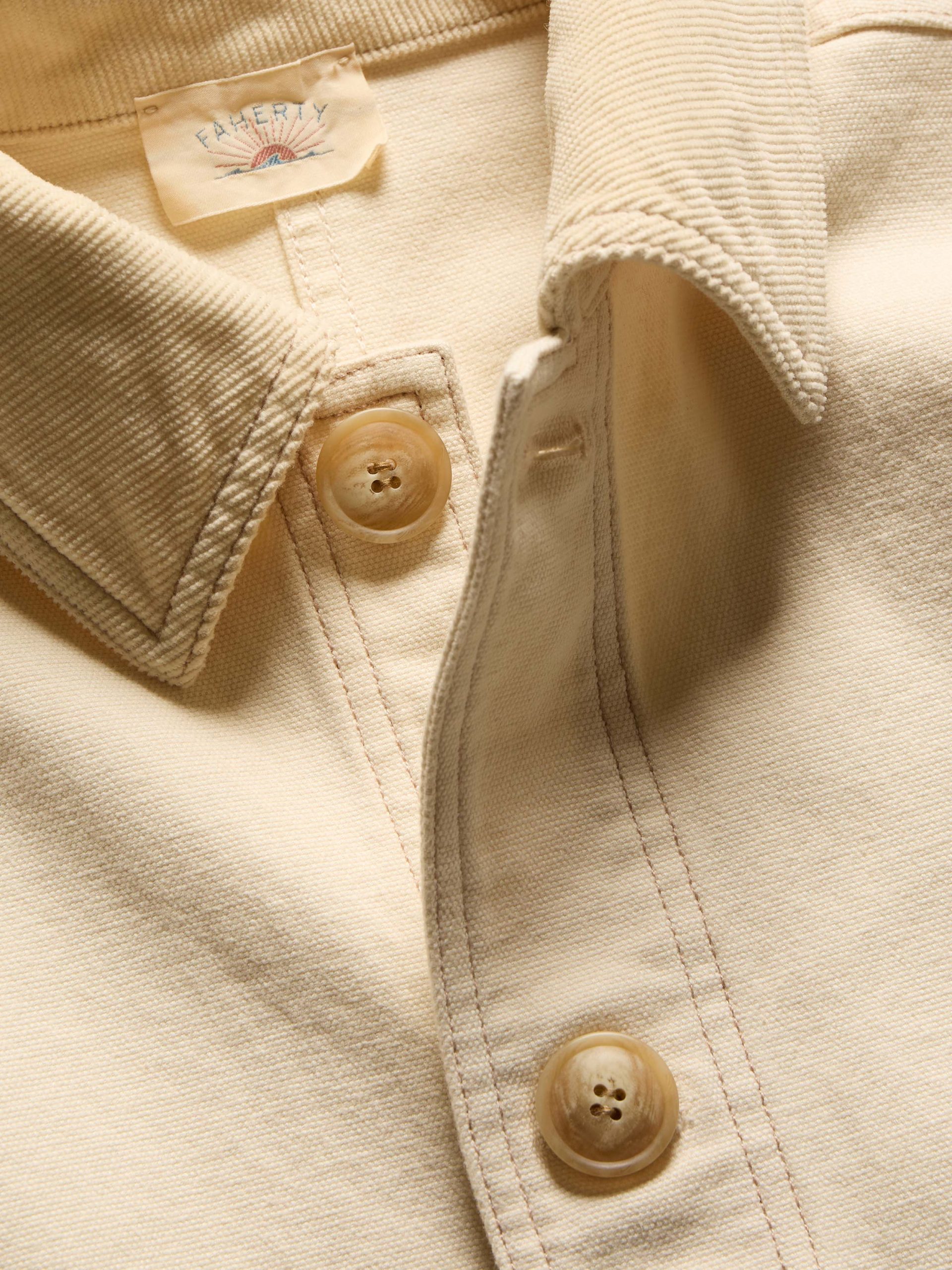 Sunwashed Canvas Chore Jacket - Sea Salt - Image 7