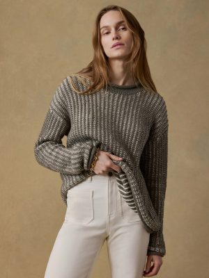 Heirloom Cotton Rollneck Sweater - Olive