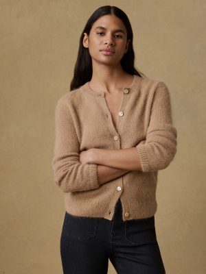 Après Alpaca Long Sleeve Cardigan - Oatmeal