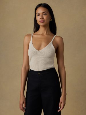 Miramar Linen Sweater Cami - Summer Sand