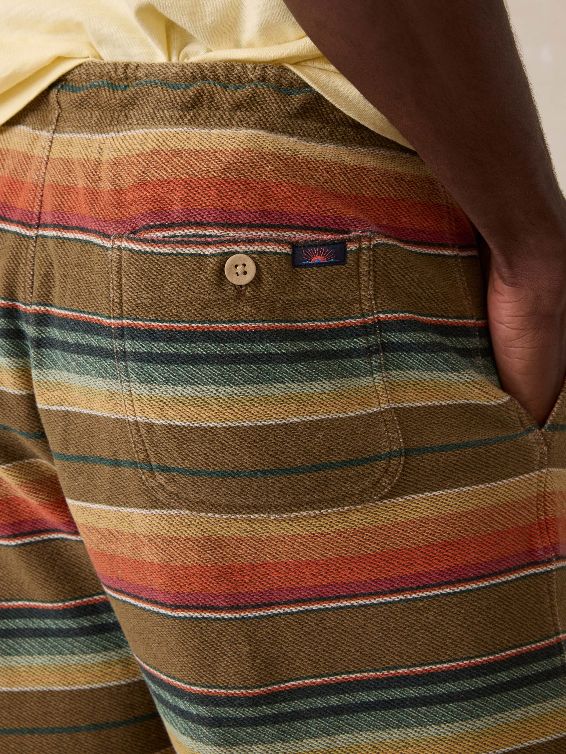 Baja Knit Short - Cannon Beach Stripe - Image 3