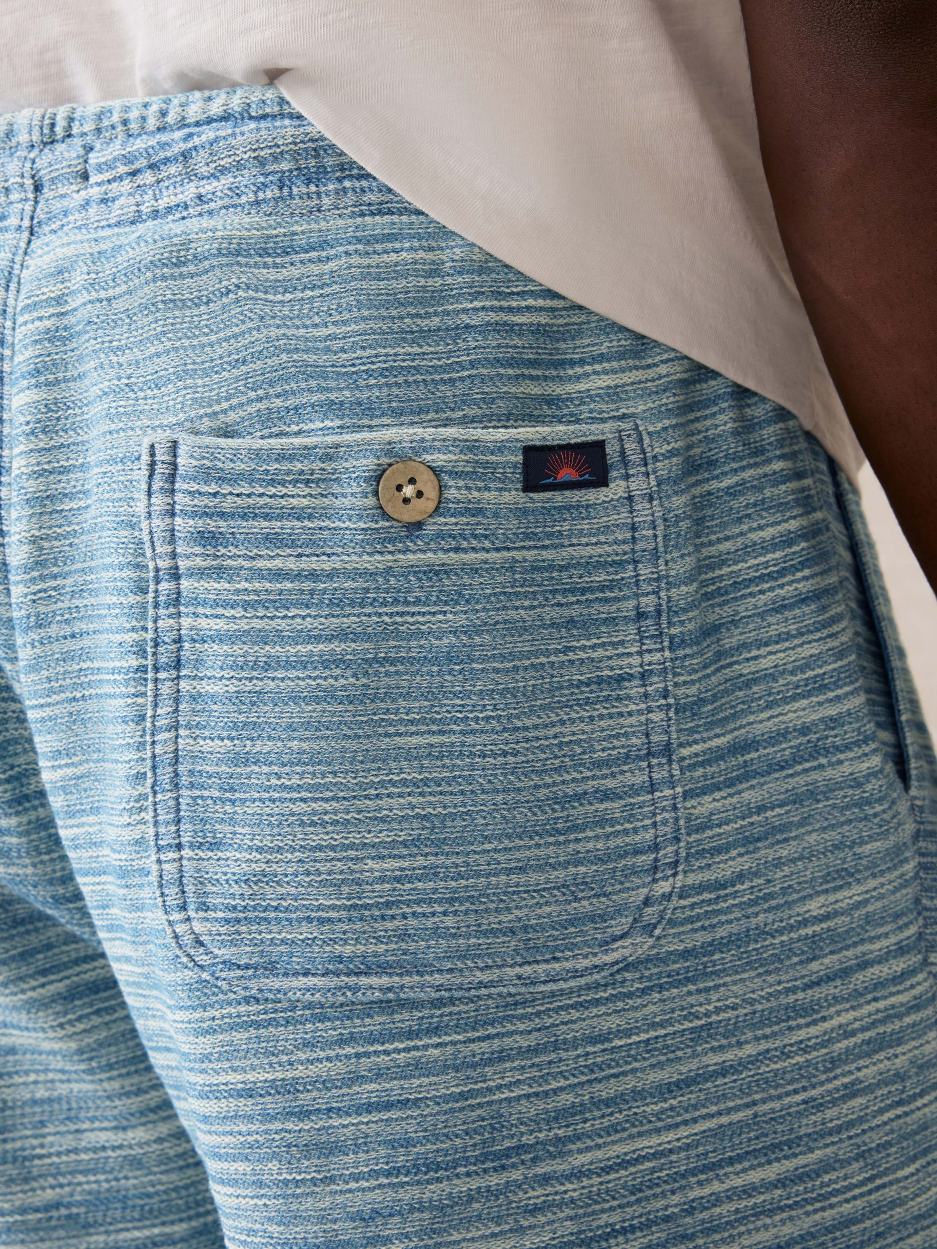 Indigo Knit Short - Indigo Waterway Stripe - Image 2
