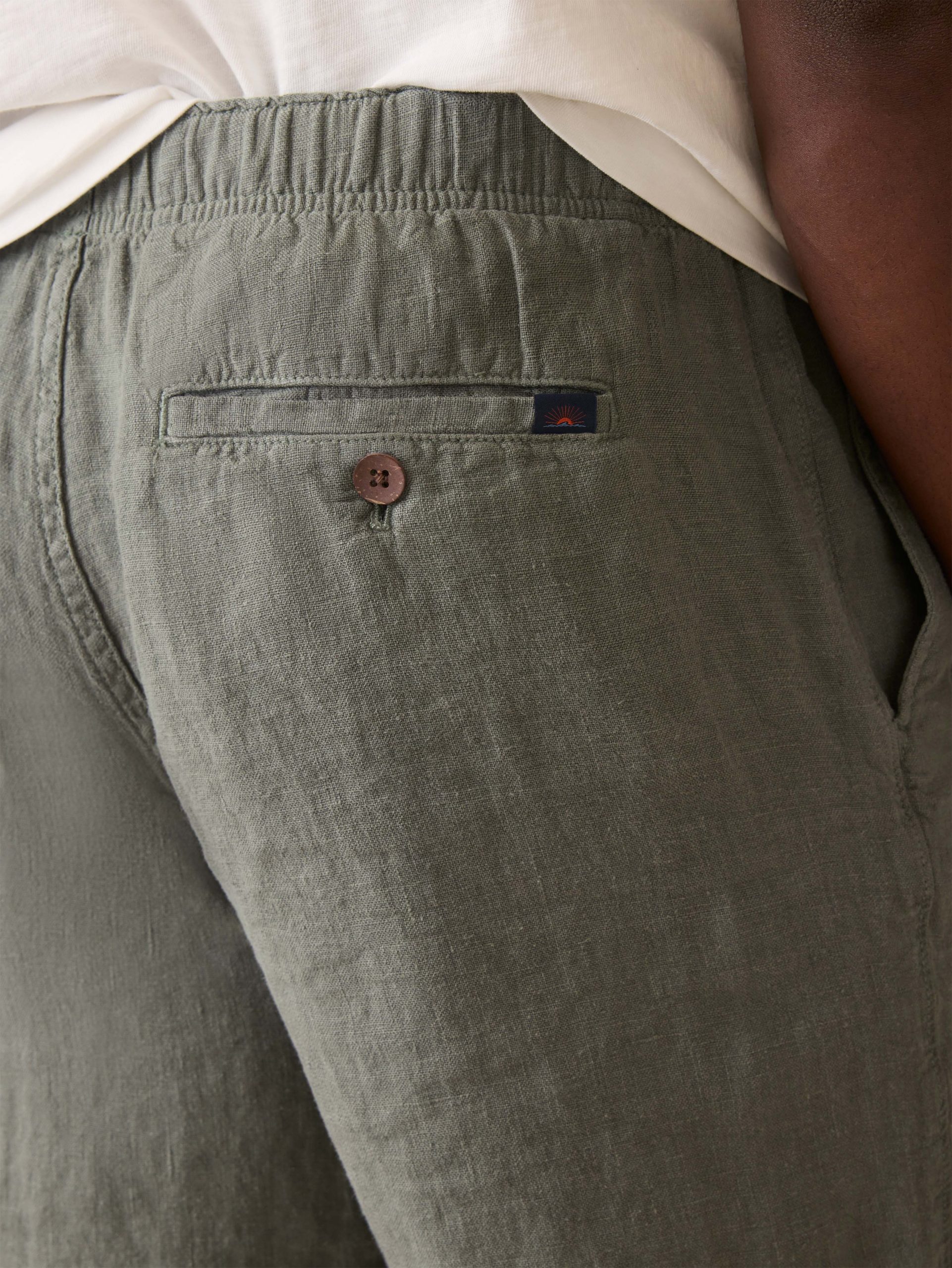 Essential Linen Short (6.5 Inseam) - Spruce - Image 3