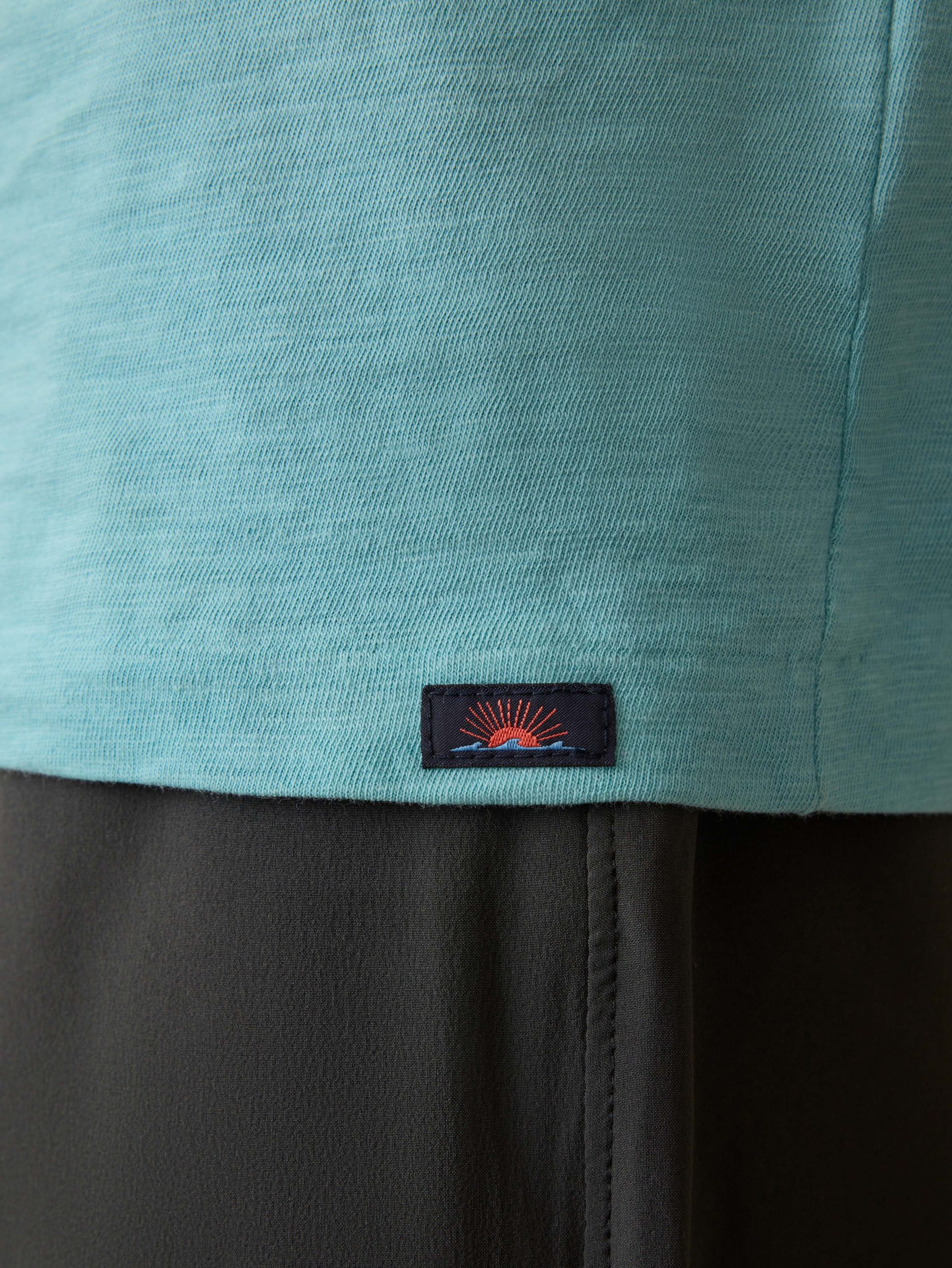 Sunwashed Regenerative Tee - Teal Sea - Image 2