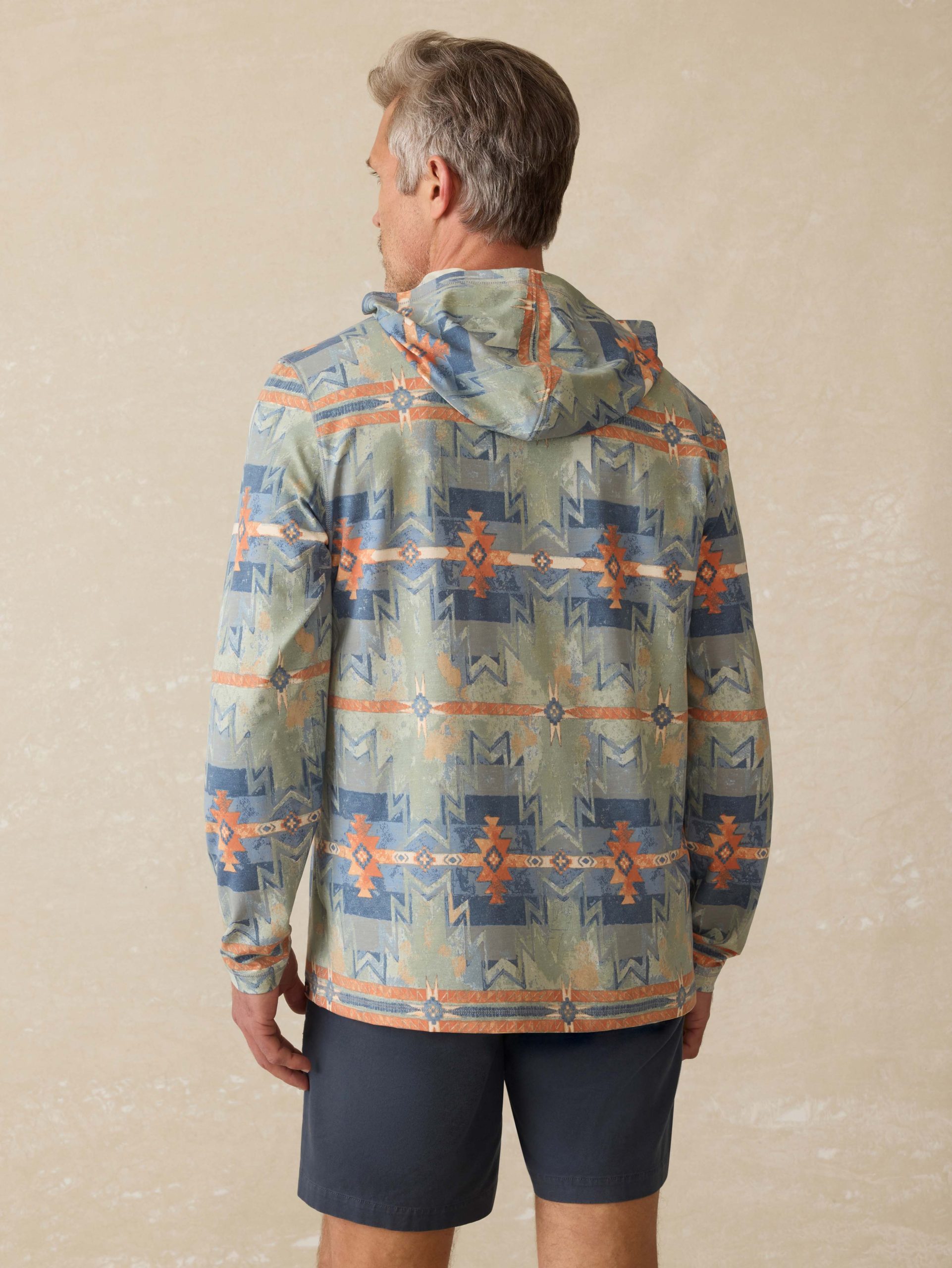Doug Good Feather Shorelite UPF Hoodie - Daybreak Star Nation - Image 4