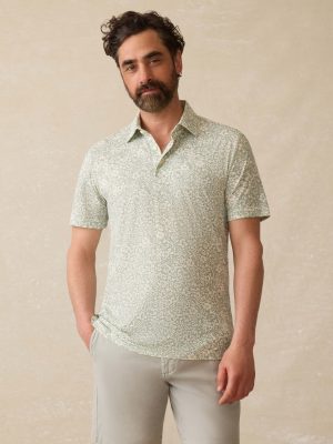 Short-Sleeve Movement? Pique Polo - Dusty Sage Hilo