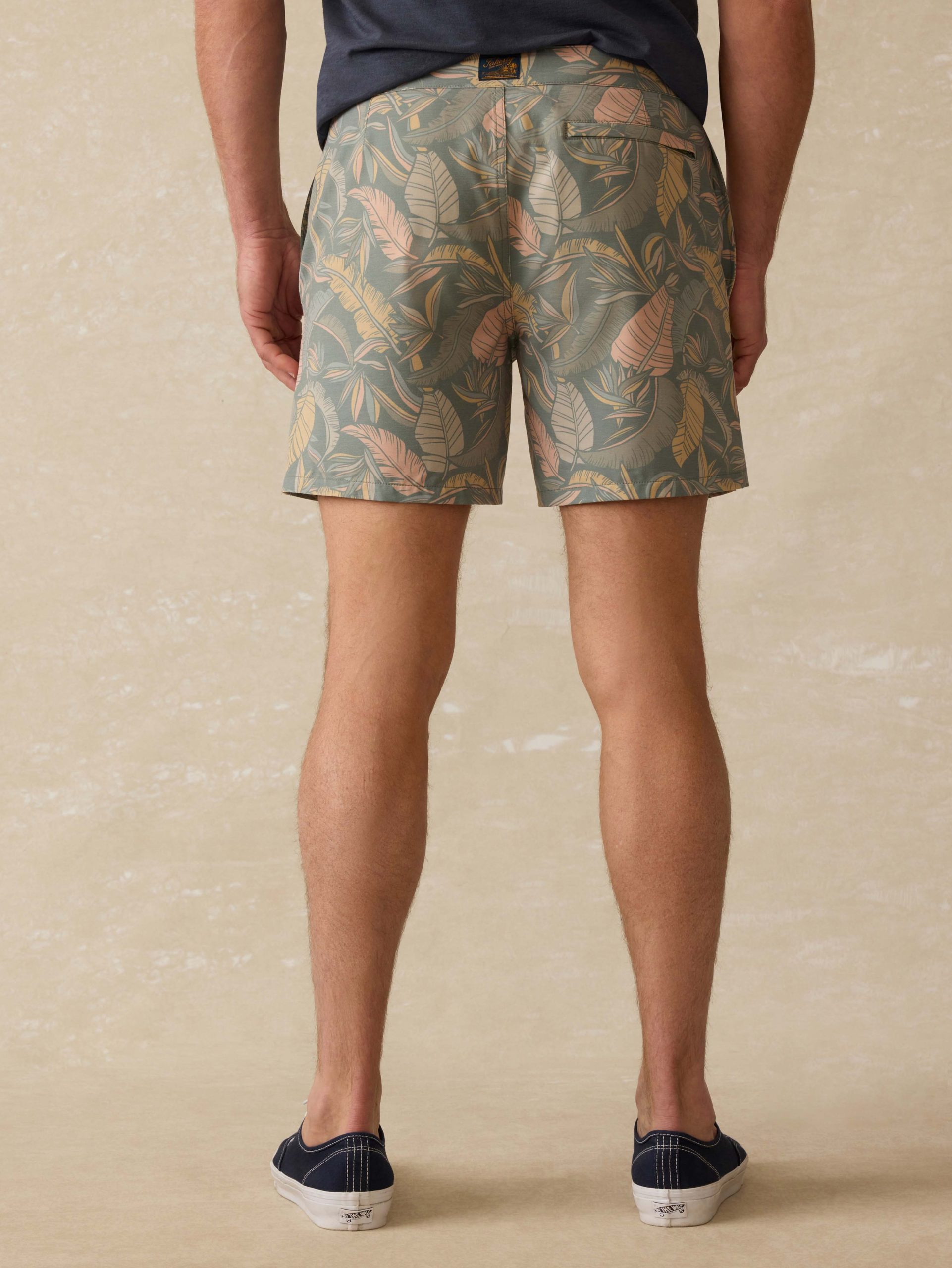 Biarritz Boardshort - Valley Sunwashed Leaves - Image 3