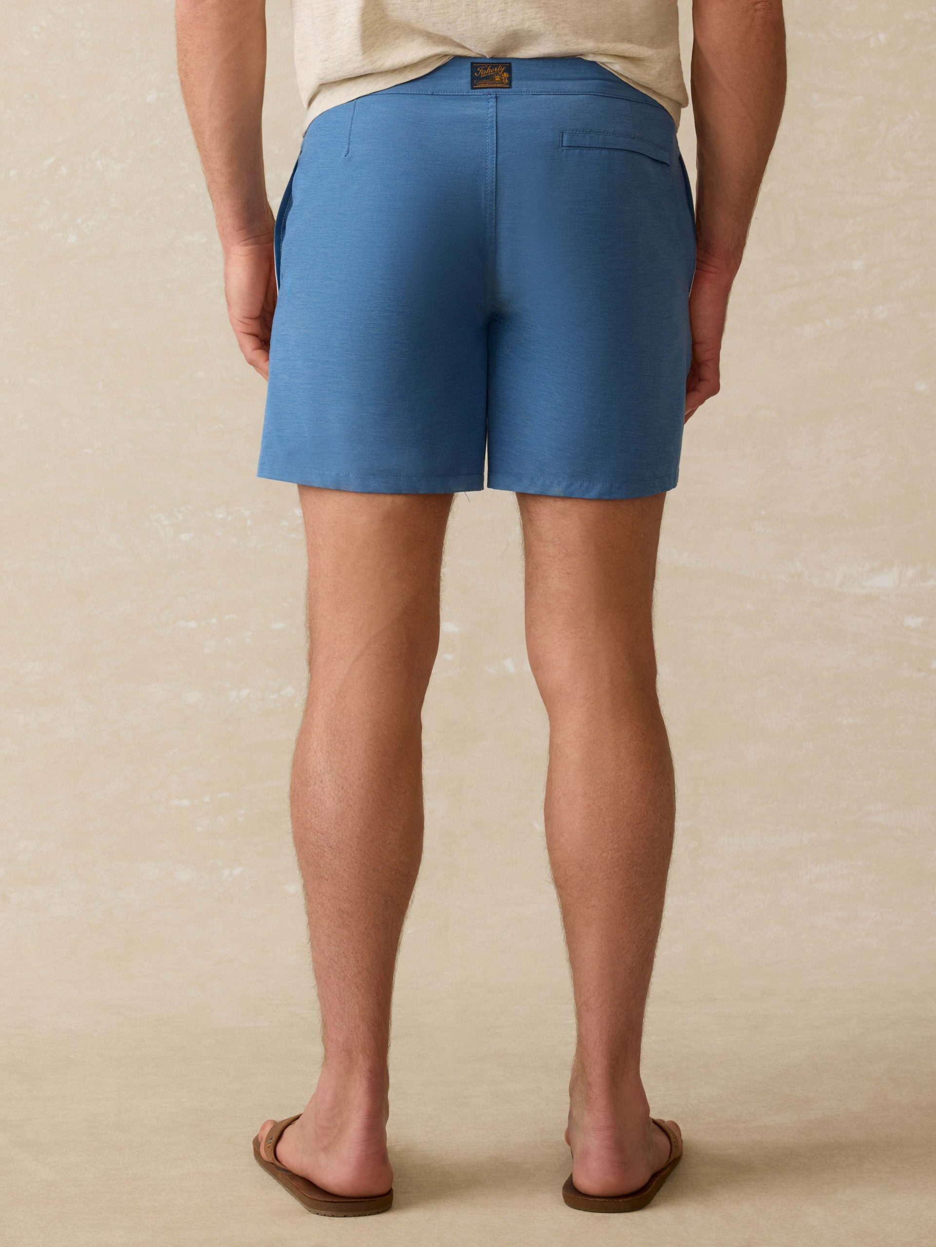 Biarritz Boardshort - Blue Horizon Stripe - Image 3