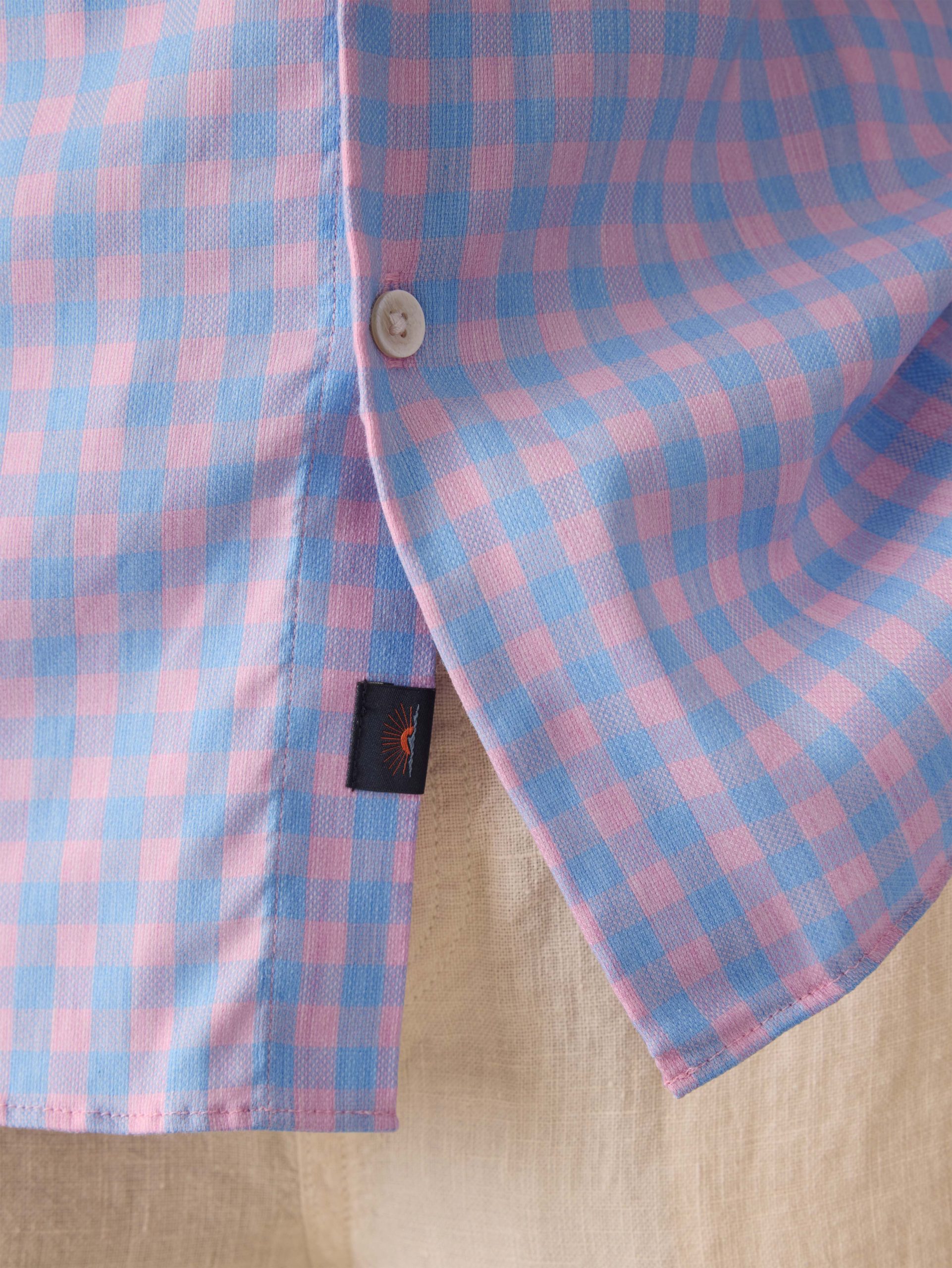 Movement? Monterey Shirt - Coral Sky Gingham - Image 2