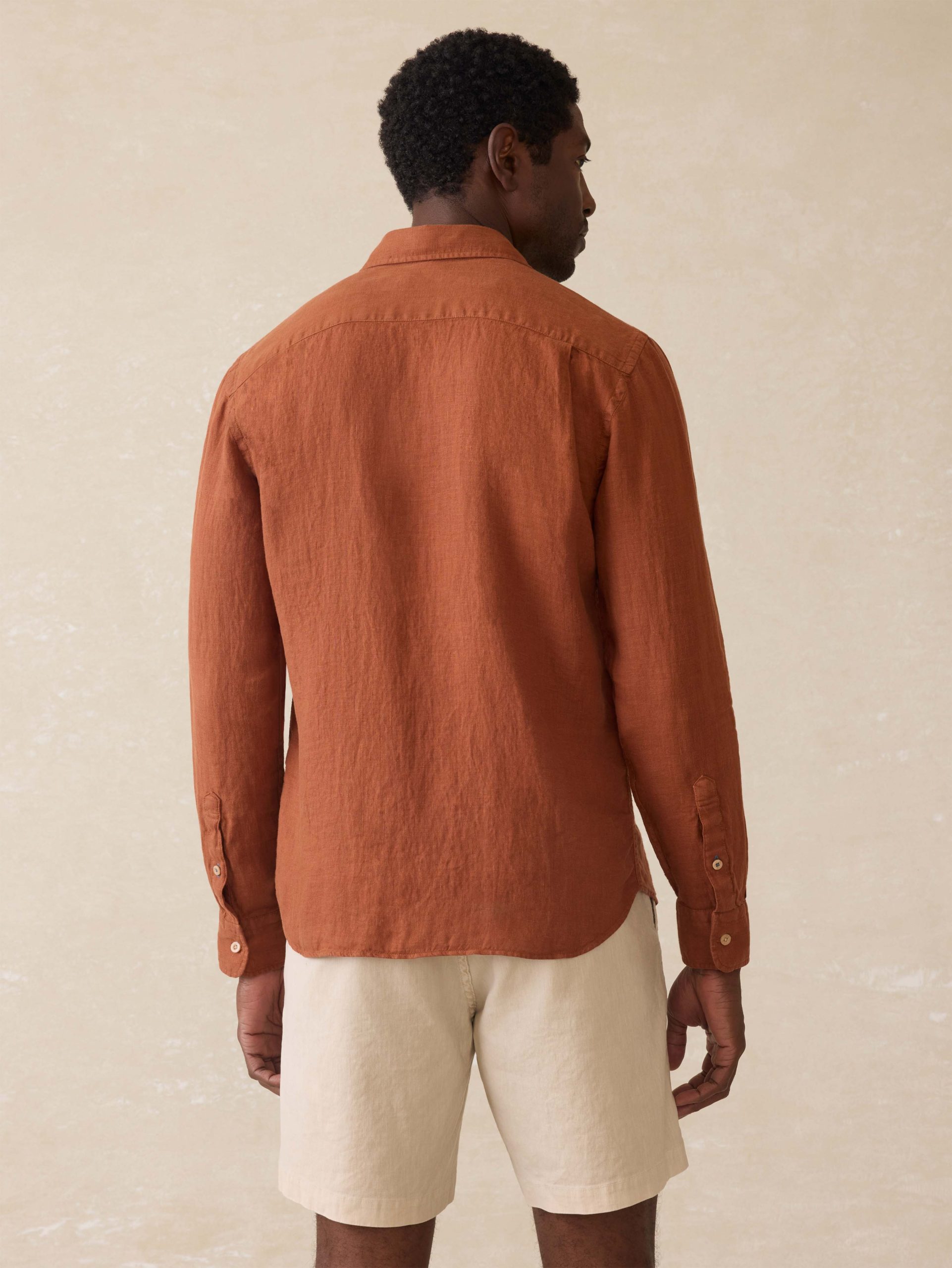 Laguna Linen Shirt - Summer Sienna - Image 4