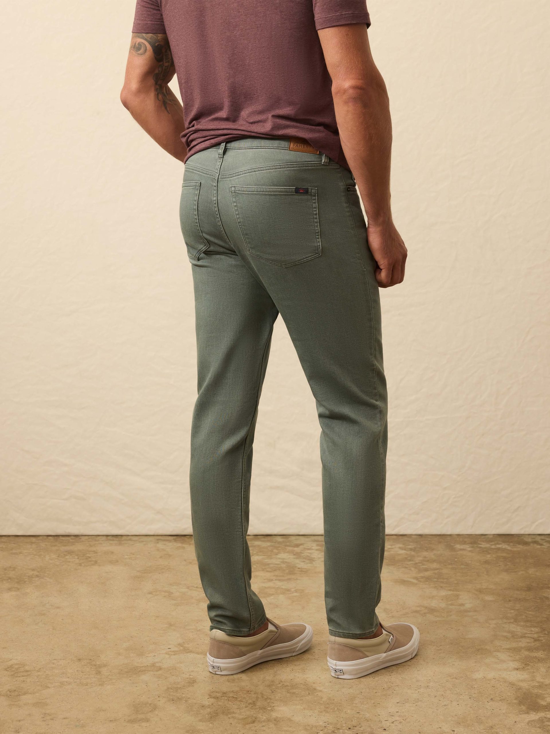 Stretch Terry 5-Pocket Pant - Stormy Seas - Image 4