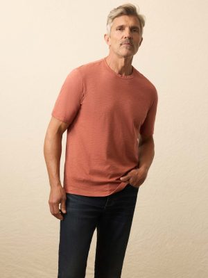 Sunwashed Regenerative Tee - Dusty Sienna