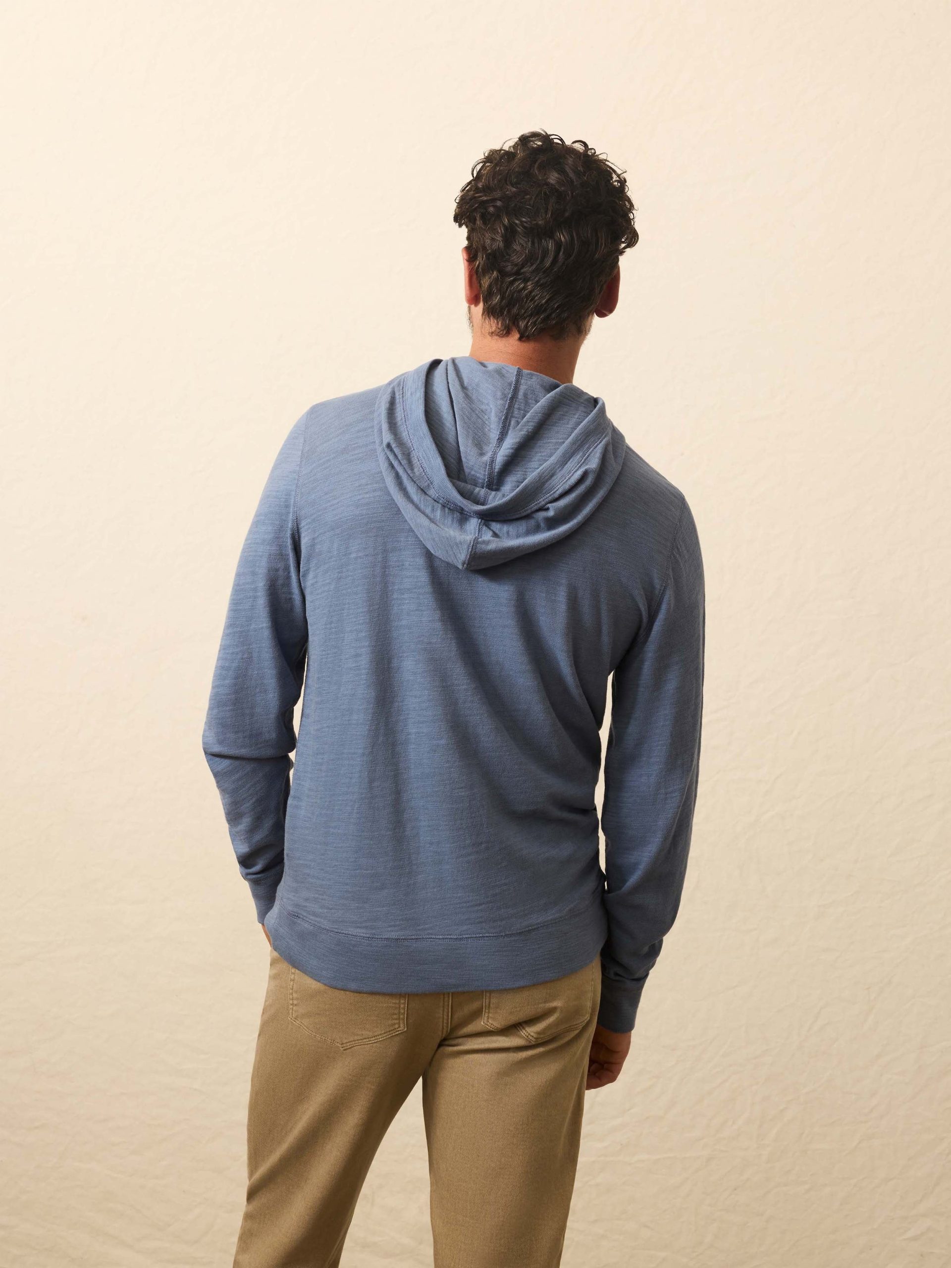 Sunwashed Slub Graphic Hoodie - Dusk - Image 3