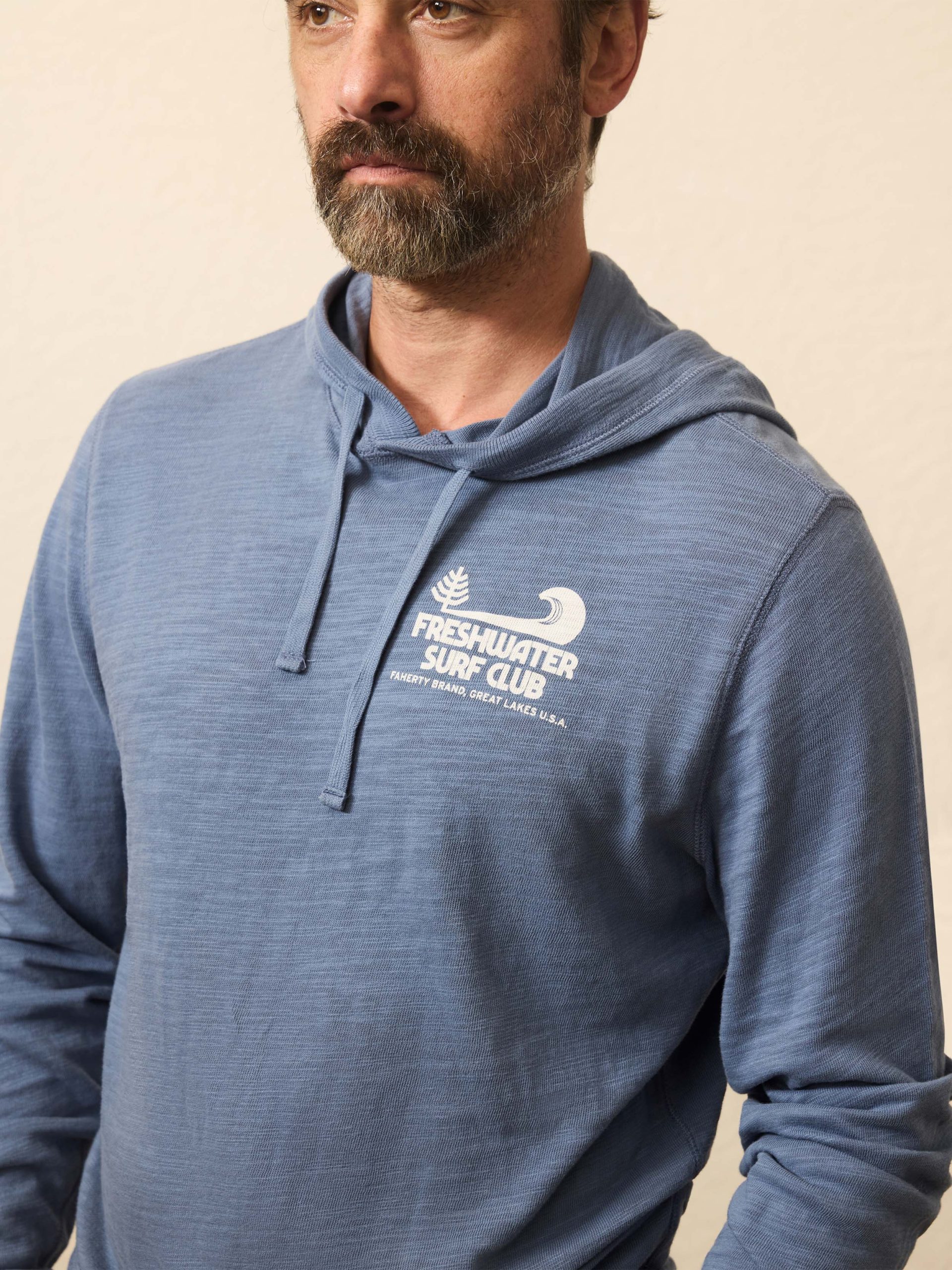 Sunwashed Slub Graphic Hoodie - Dusk - Image 2