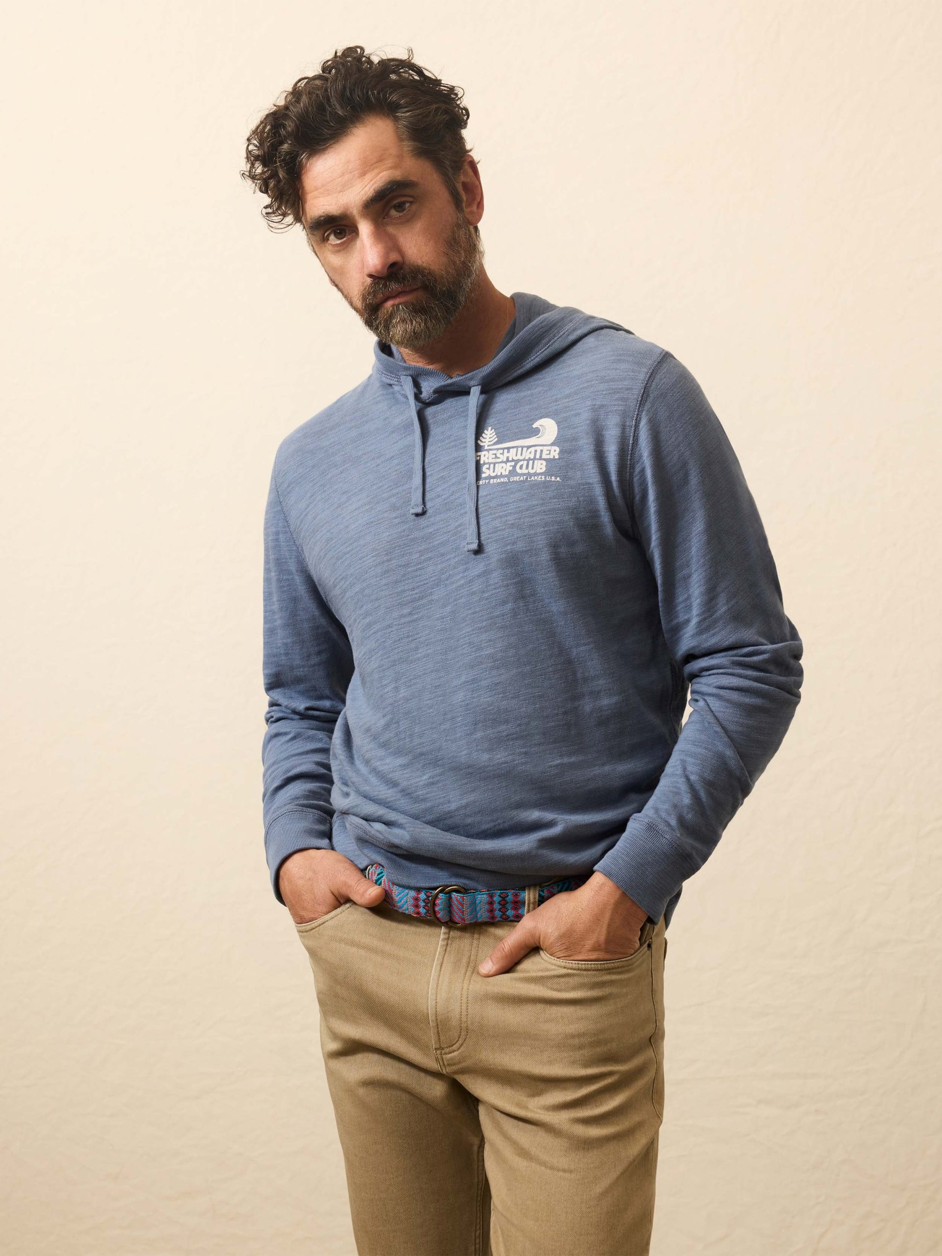 Sunwashed Slub Graphic Hoodie - Dusk - Image 4