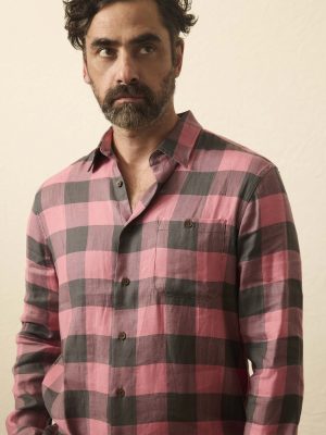 Long-Sleeve Breeze Shirt - Charcoal Red Buffalo