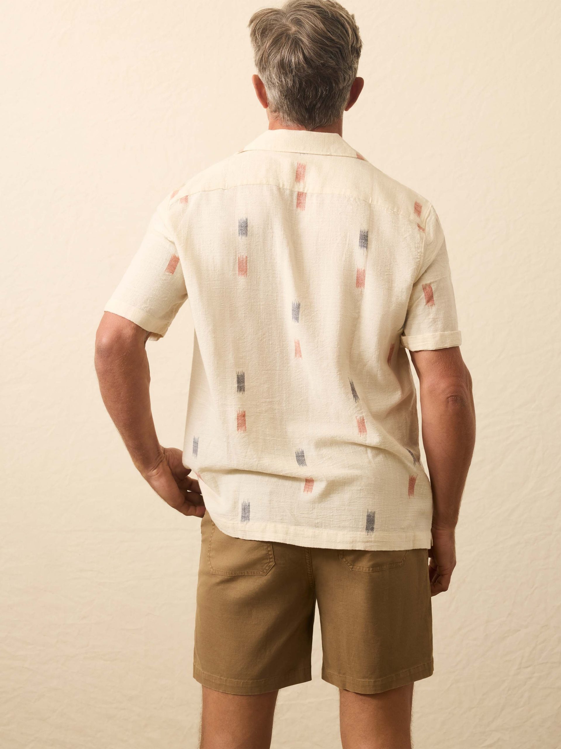Short-Sleeve Resort Shirt - Cedar Lake Ikat - Image 5