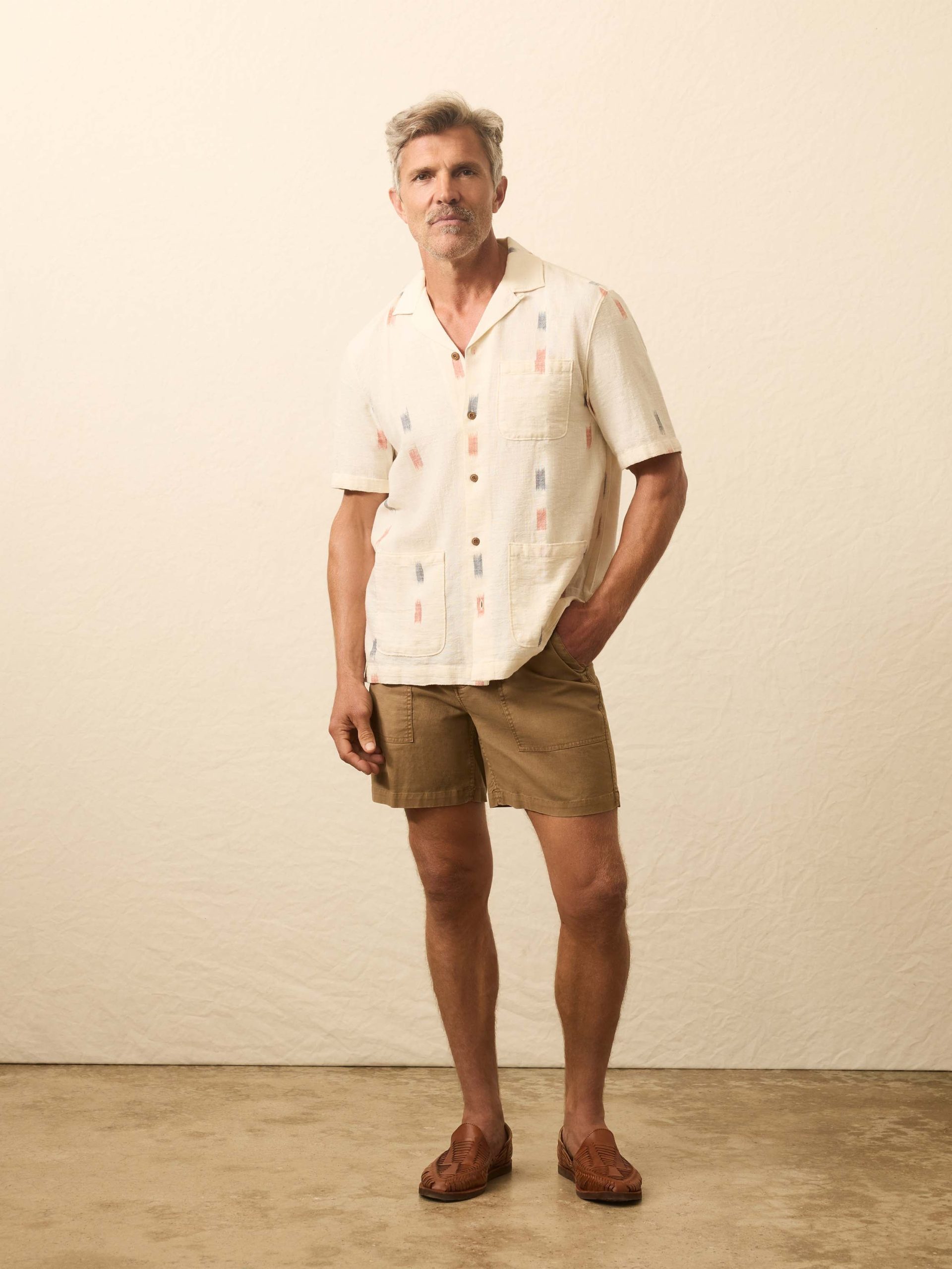 Short-Sleeve Resort Shirt - Cedar Lake Ikat - Image 3