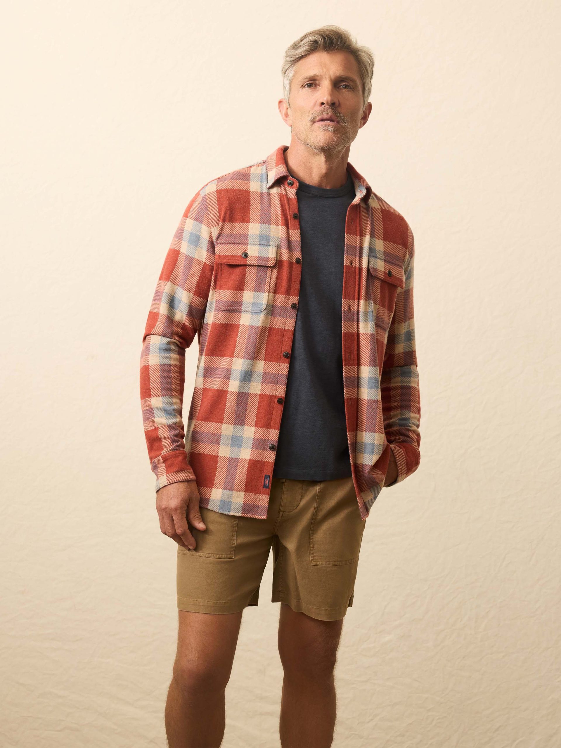 Legend? Sweater Shirt - Copper Falls Plaid