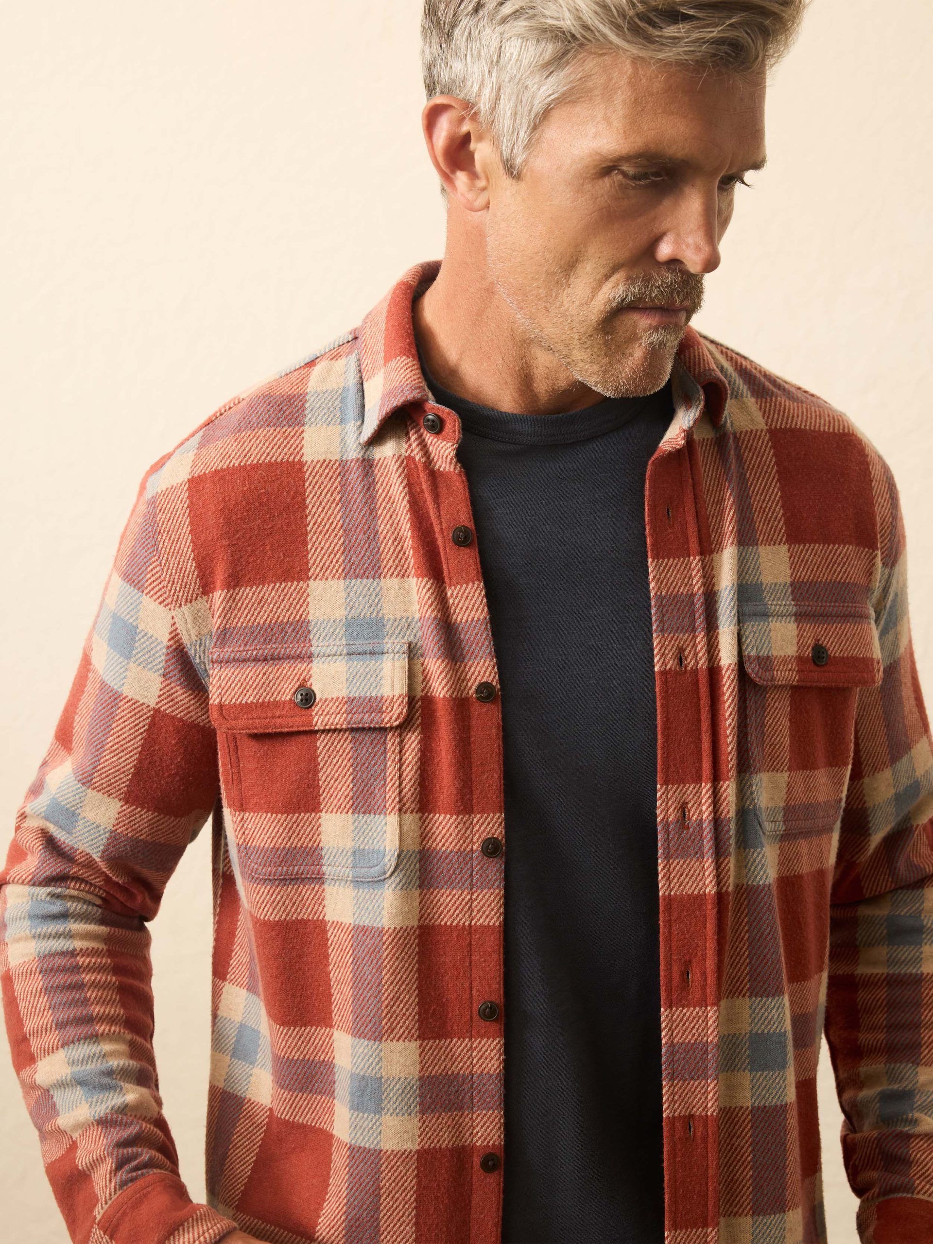 Legend? Sweater Shirt - Copper Falls Plaid - Image 2
