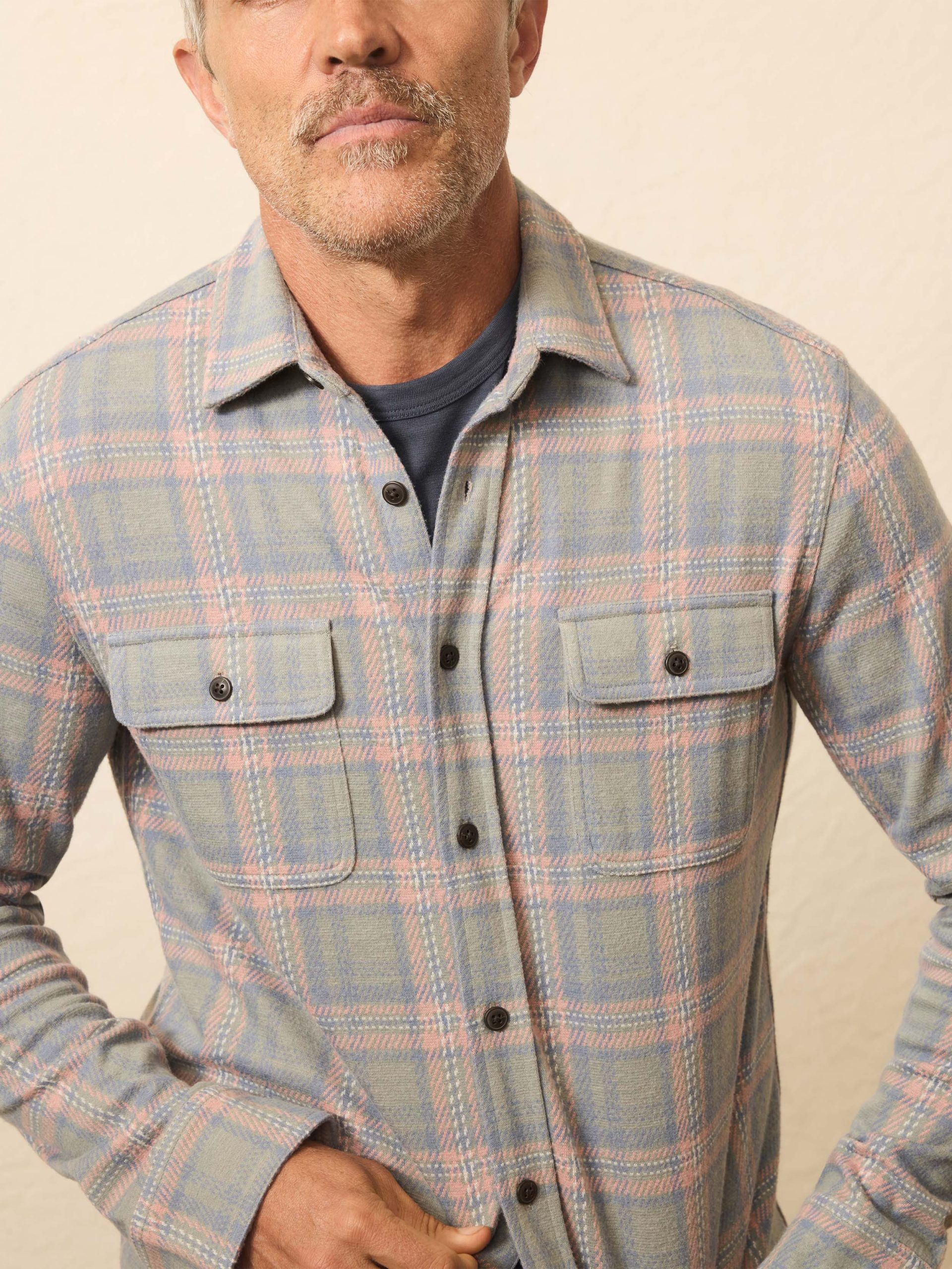 Legend? Sweater Shirt - Forest Rose Plaid